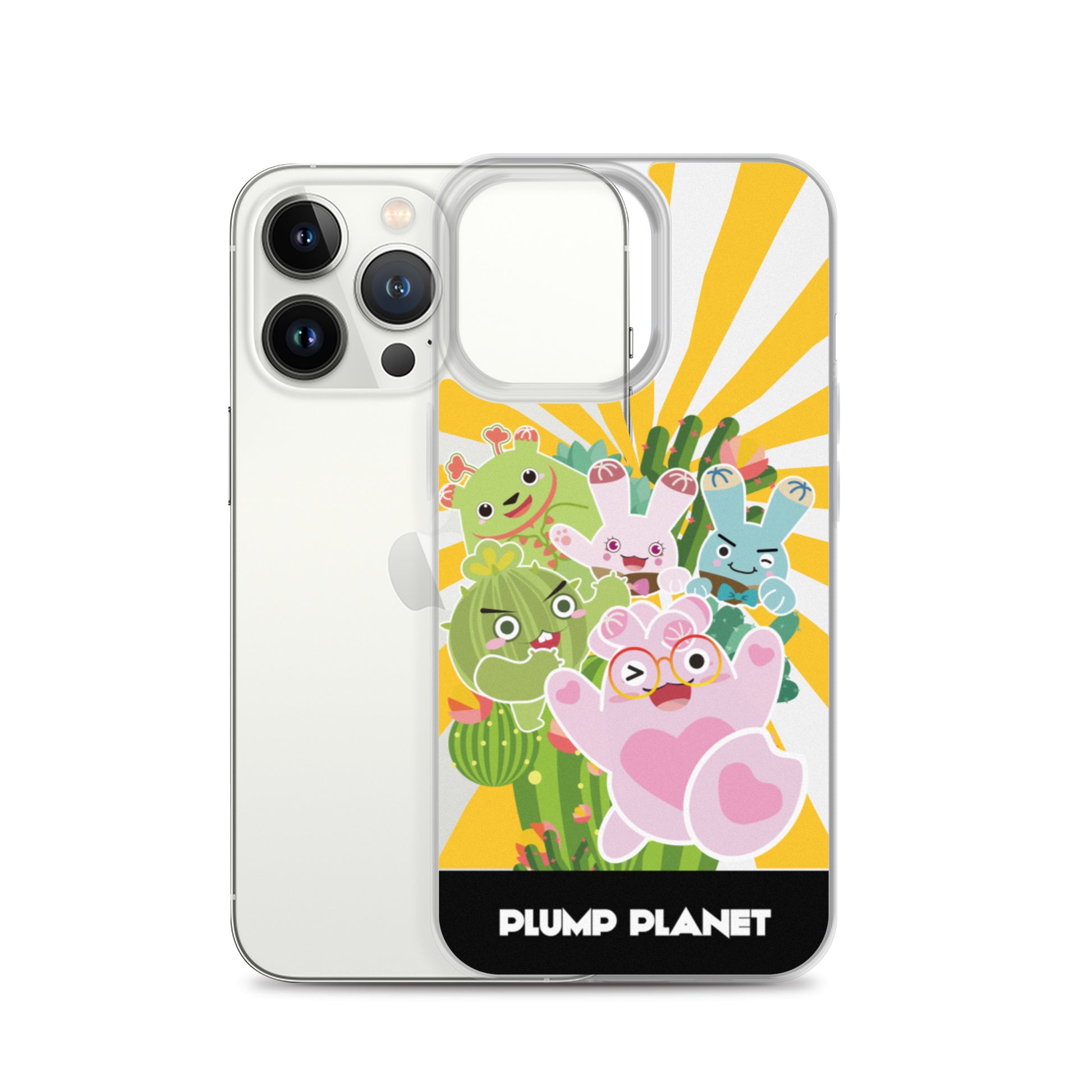 【iPhone】Plumo Planet Printing Stamp - Phone Clear Case