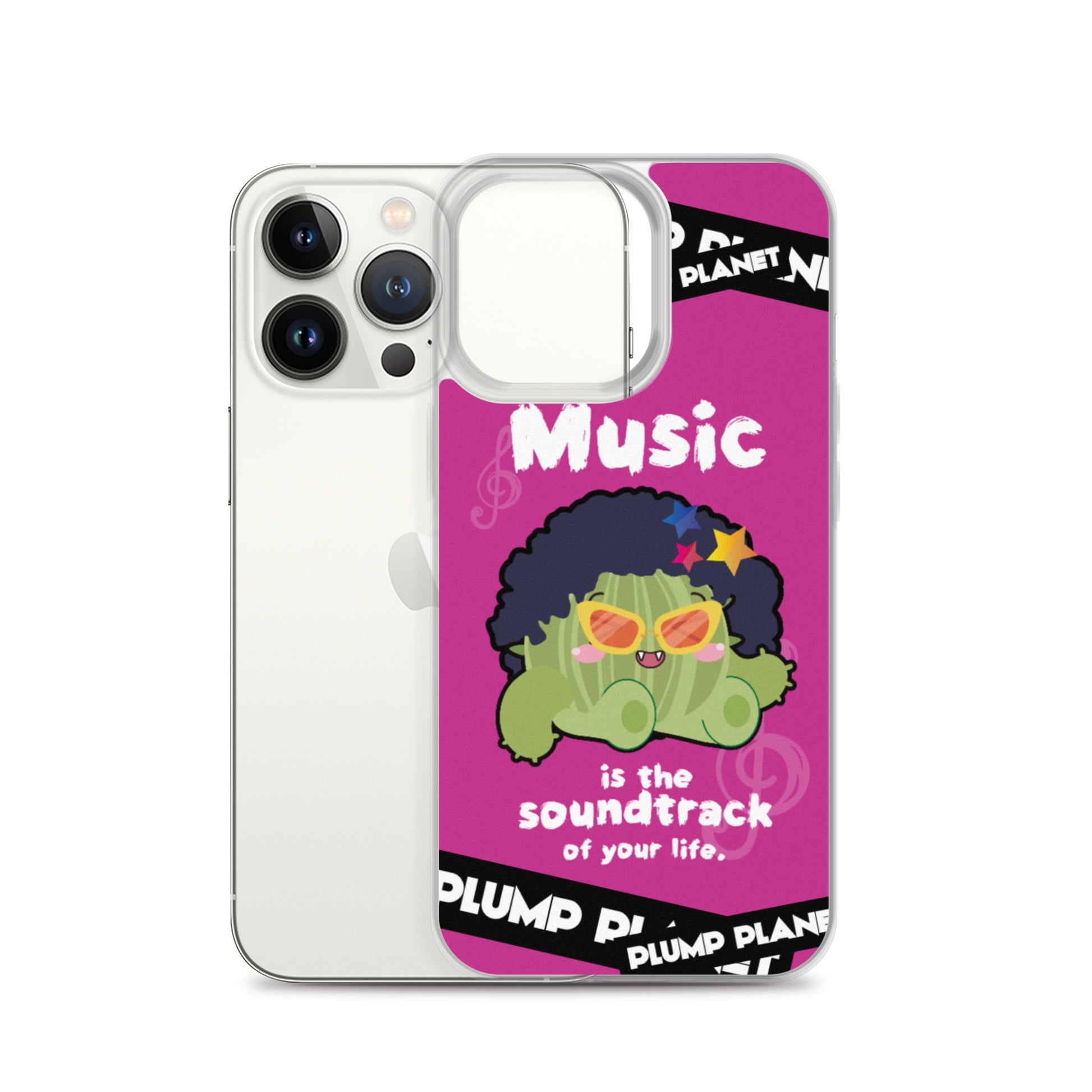 【iPhone】Music is the soundtrack of Life  - Phone Clear Case