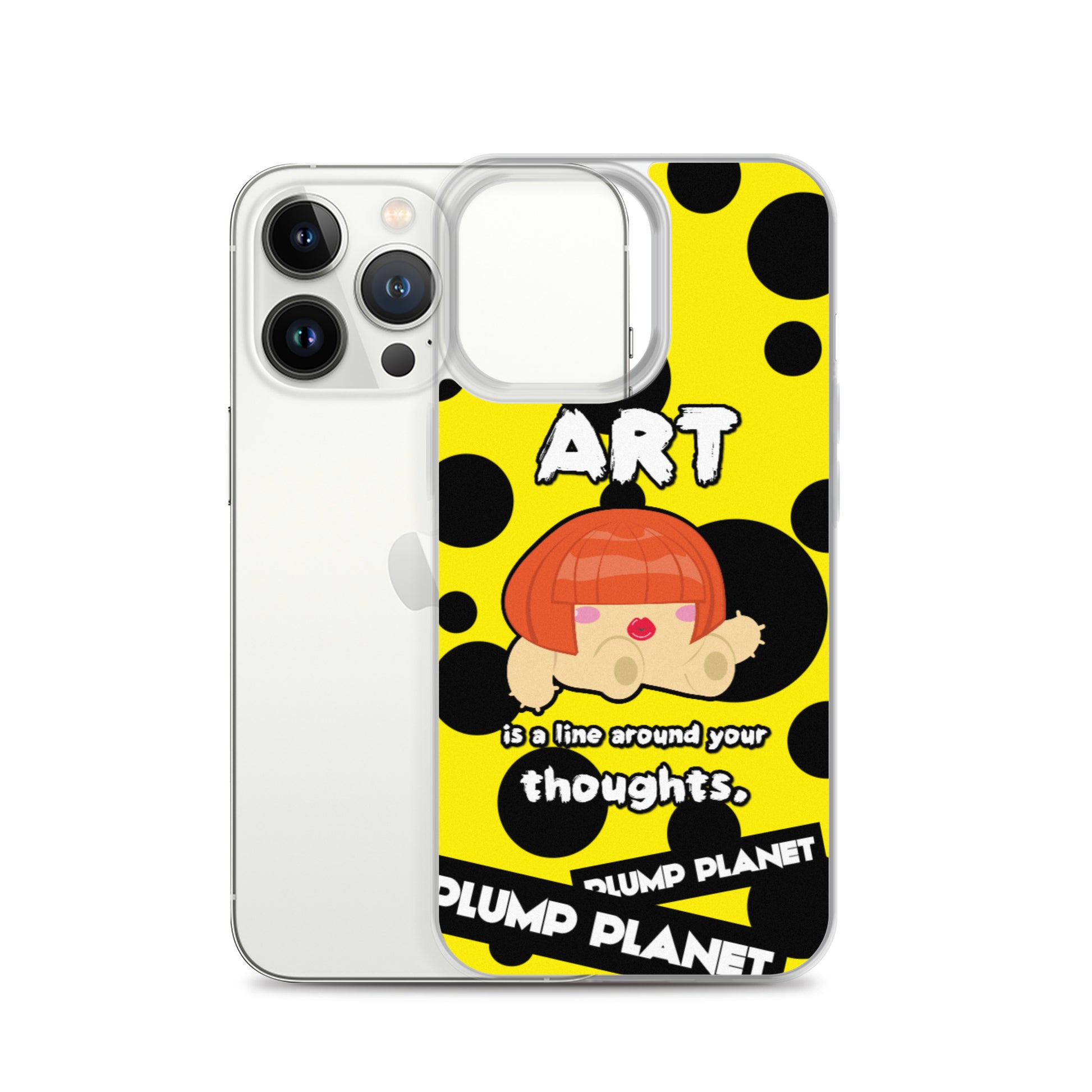 【iPhone】ART is a line around your thoughts  - Phone Clear Case
