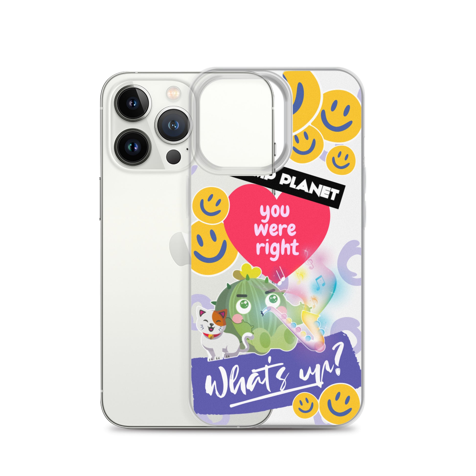 【iPhone】What's UP?  - Phone Clear Case
