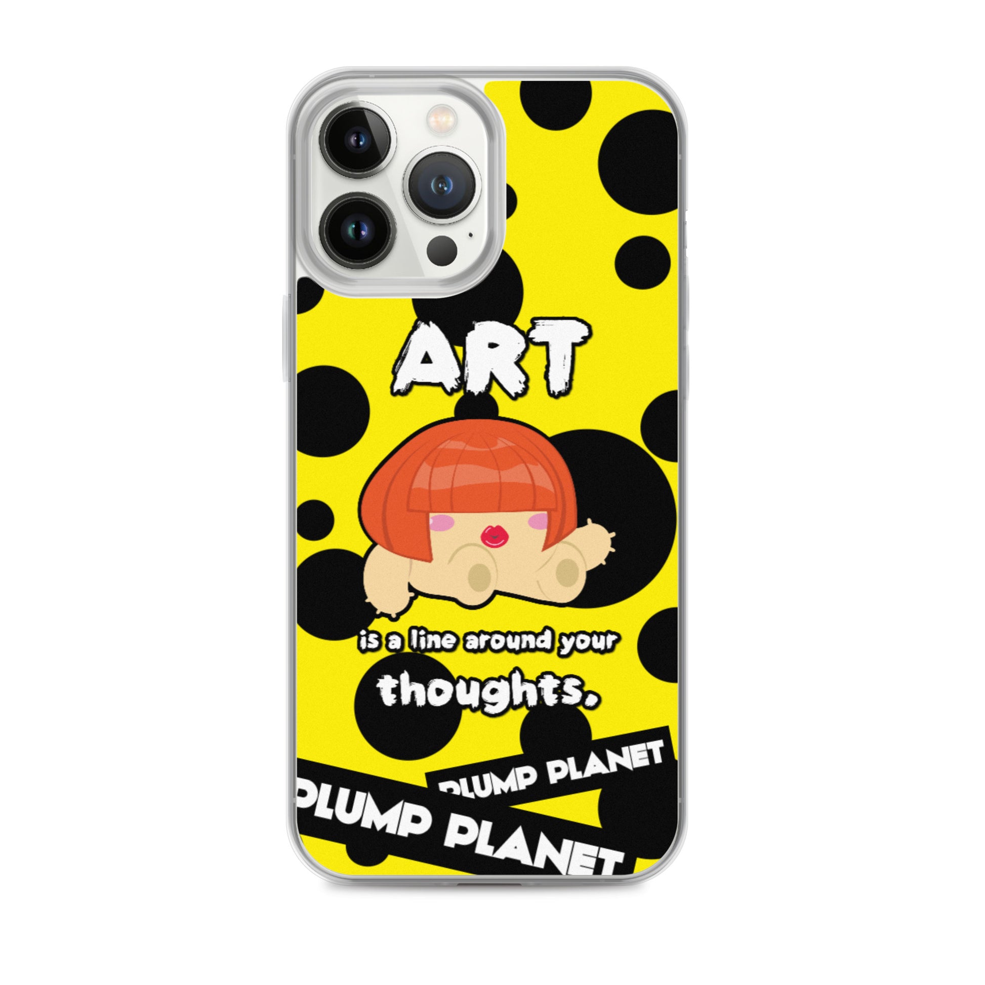 【iPhone】ART is a line around your thoughts  - Phone Clear Case