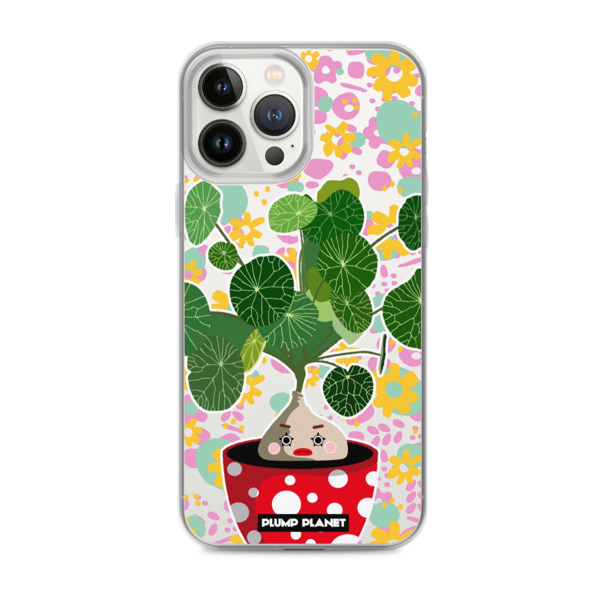 【iPhone】Colorful Forest Pot Plant - Phone Clear Case
