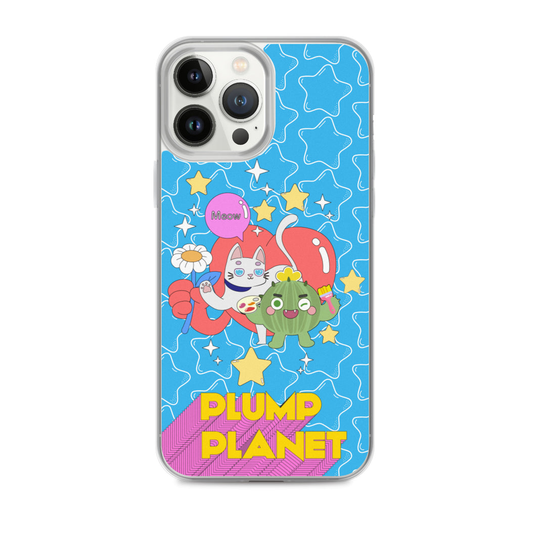 【iPhone】Cactus Press B to Meow - Phone Clear Case