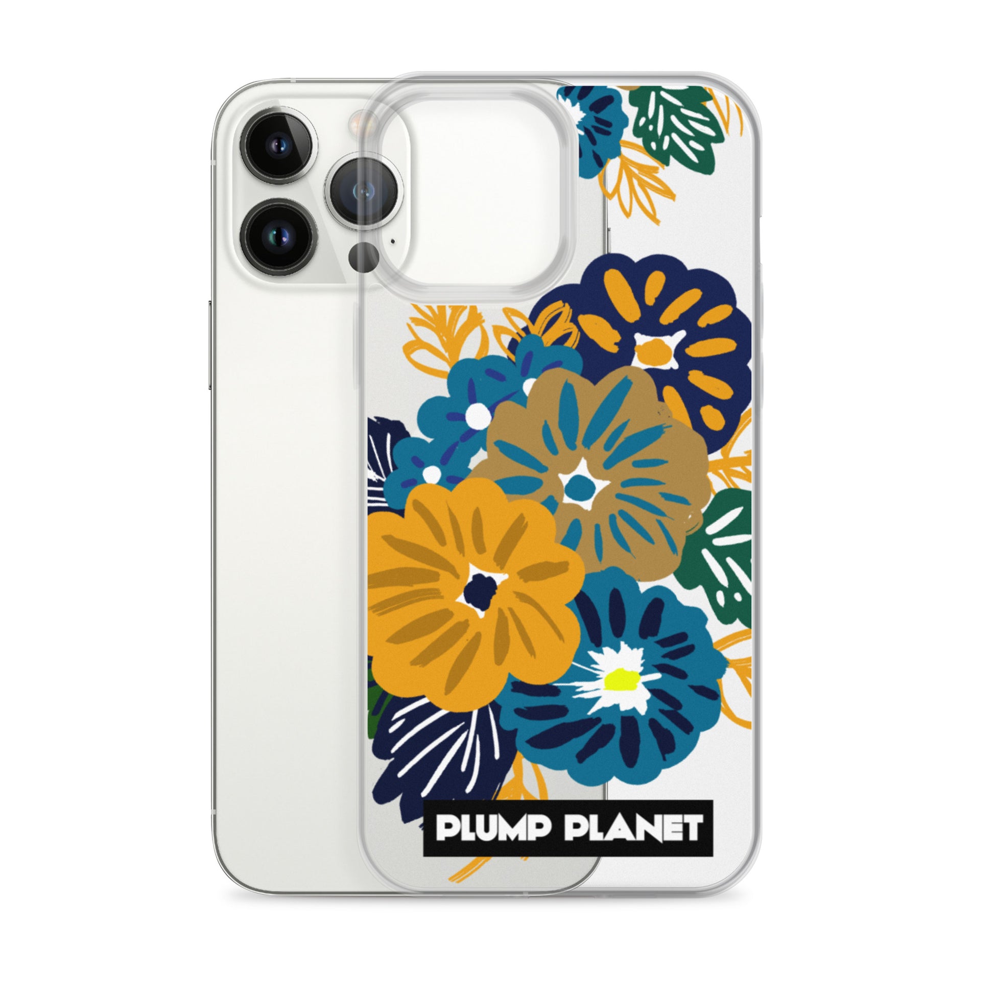 【iPhone】Secret Flower Printing Stamp - Phone Clear Case