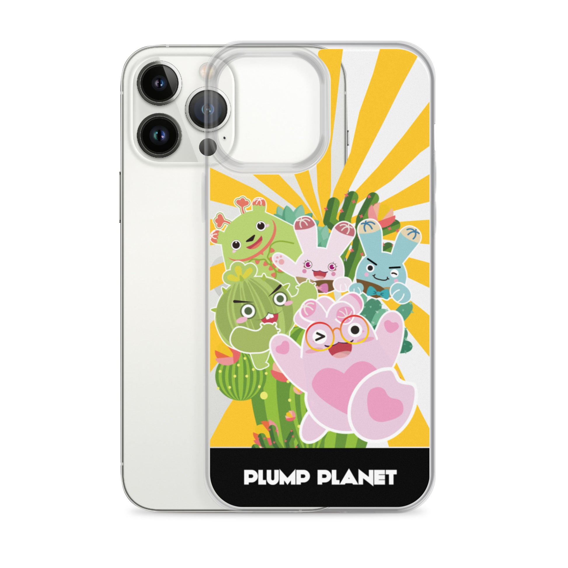 【iPhone】Plumo Planet Printing Stamp - Phone Clear Case