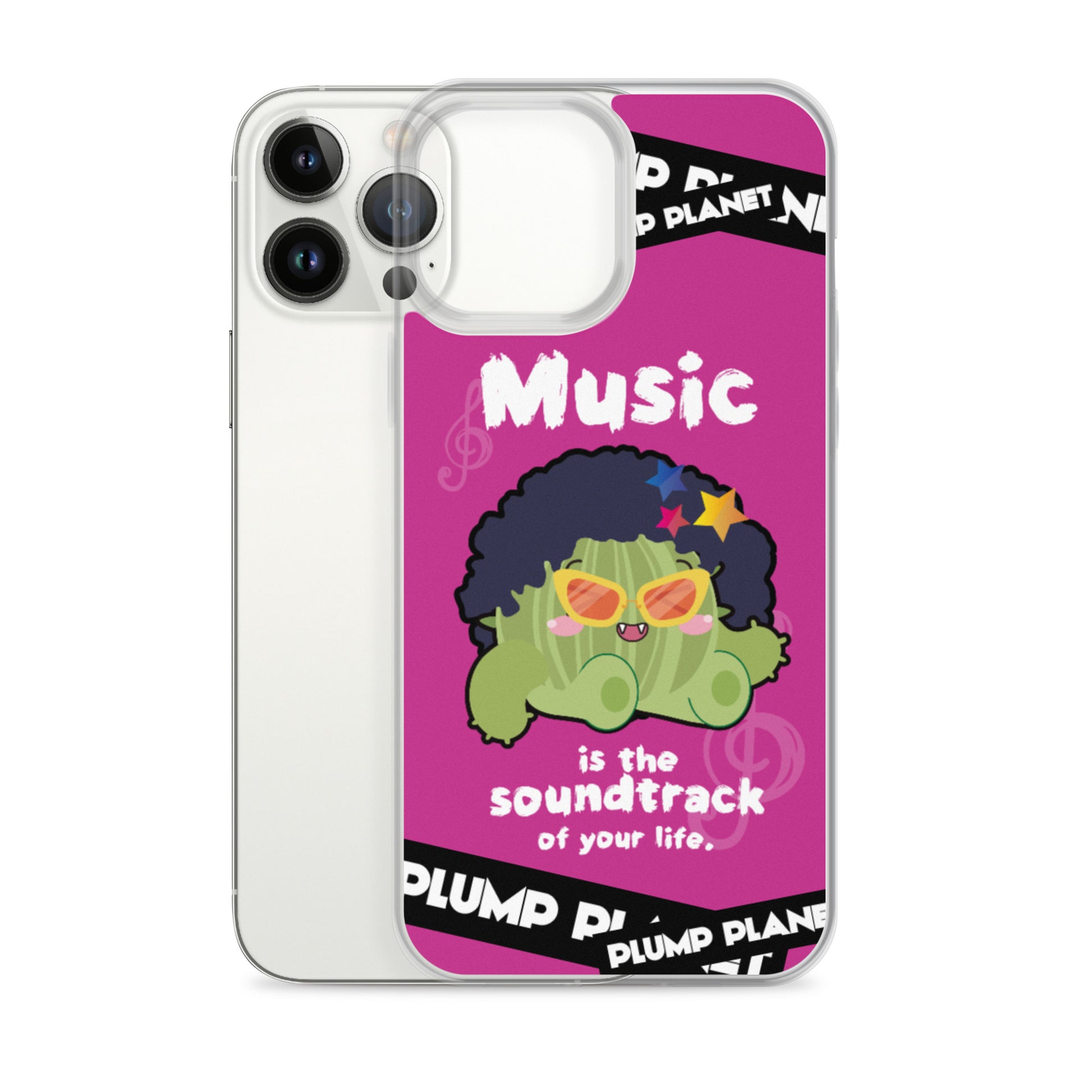 【iPhone】Music is the soundtrack of Life  - Phone Clear Case