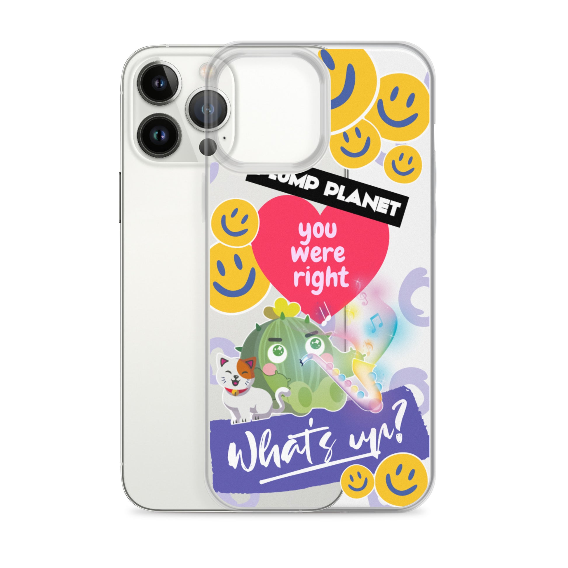 【iPhone】What's UP?  - Phone Clear Case
