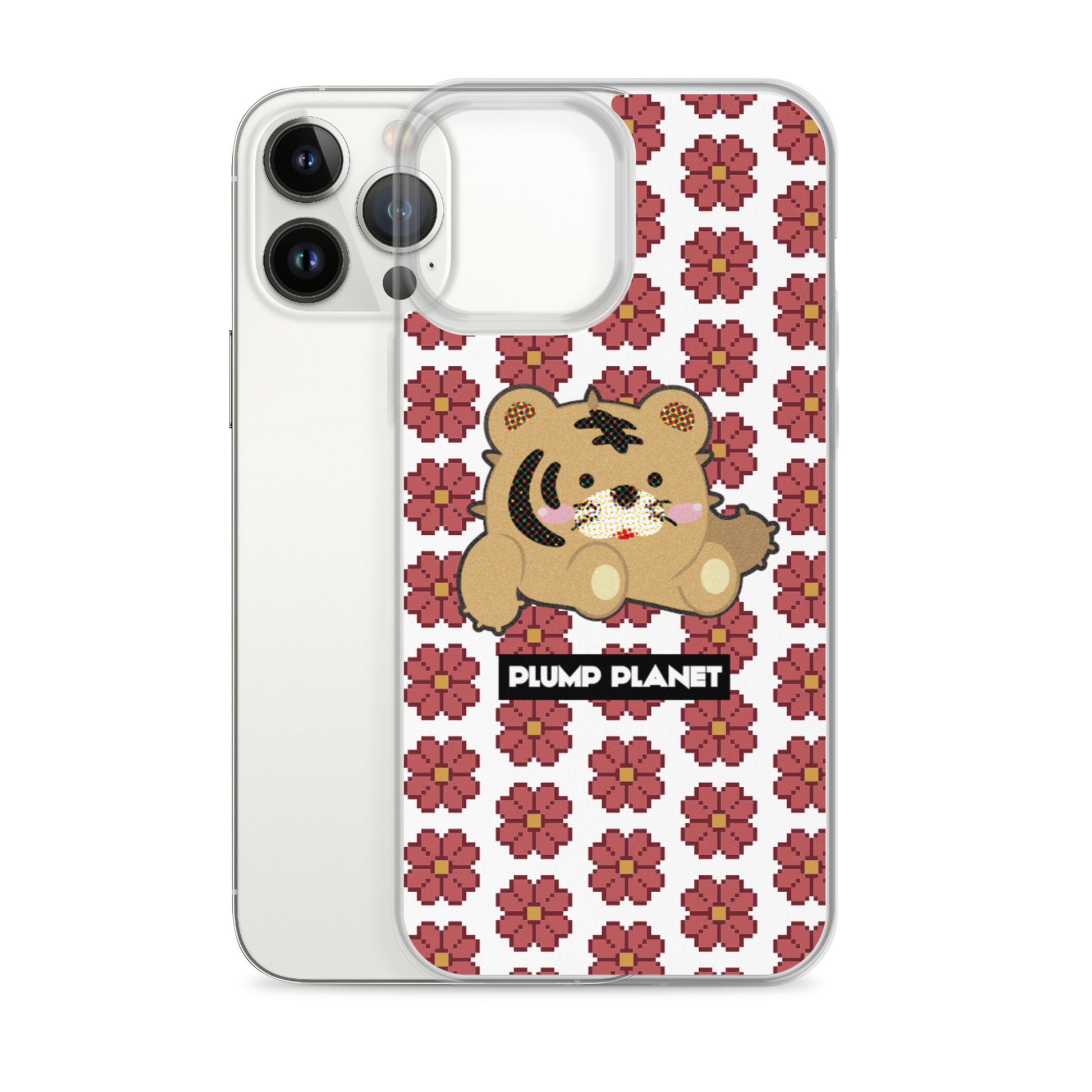 【iPhone】Pixel Cactus Tiger - Phone Clear Case