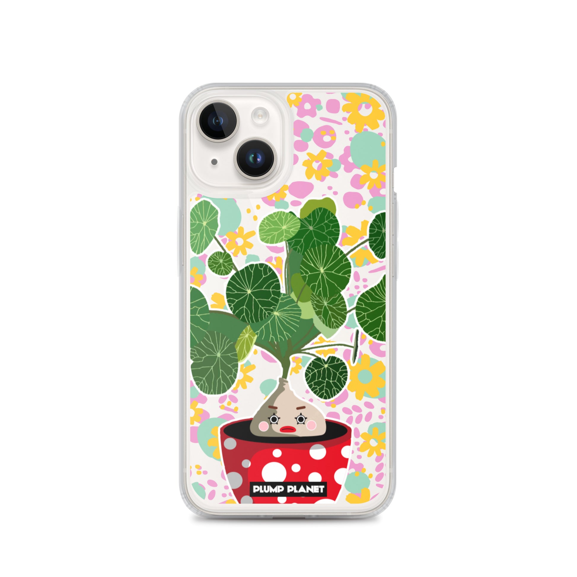 【iPhone】Colorful Forest Pot Plant - Phone Clear Case