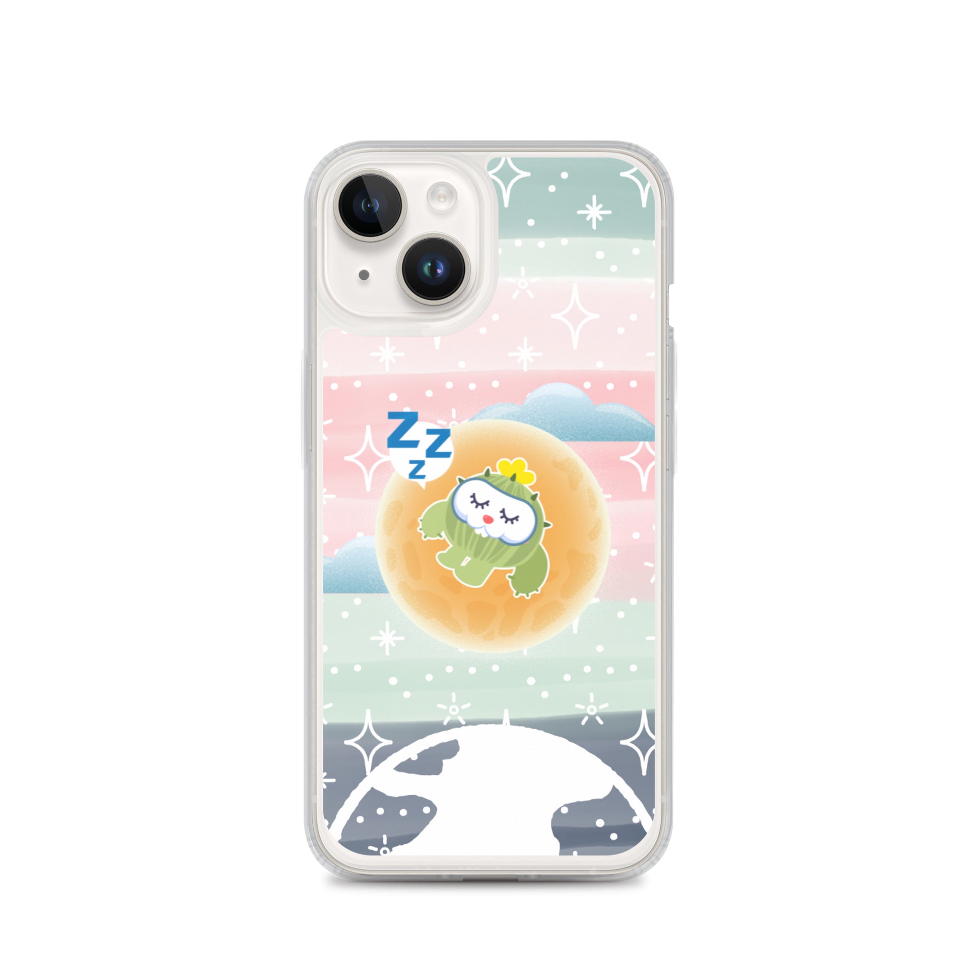 【iPhone】Sleeping on The Moon - Phone Clear Case