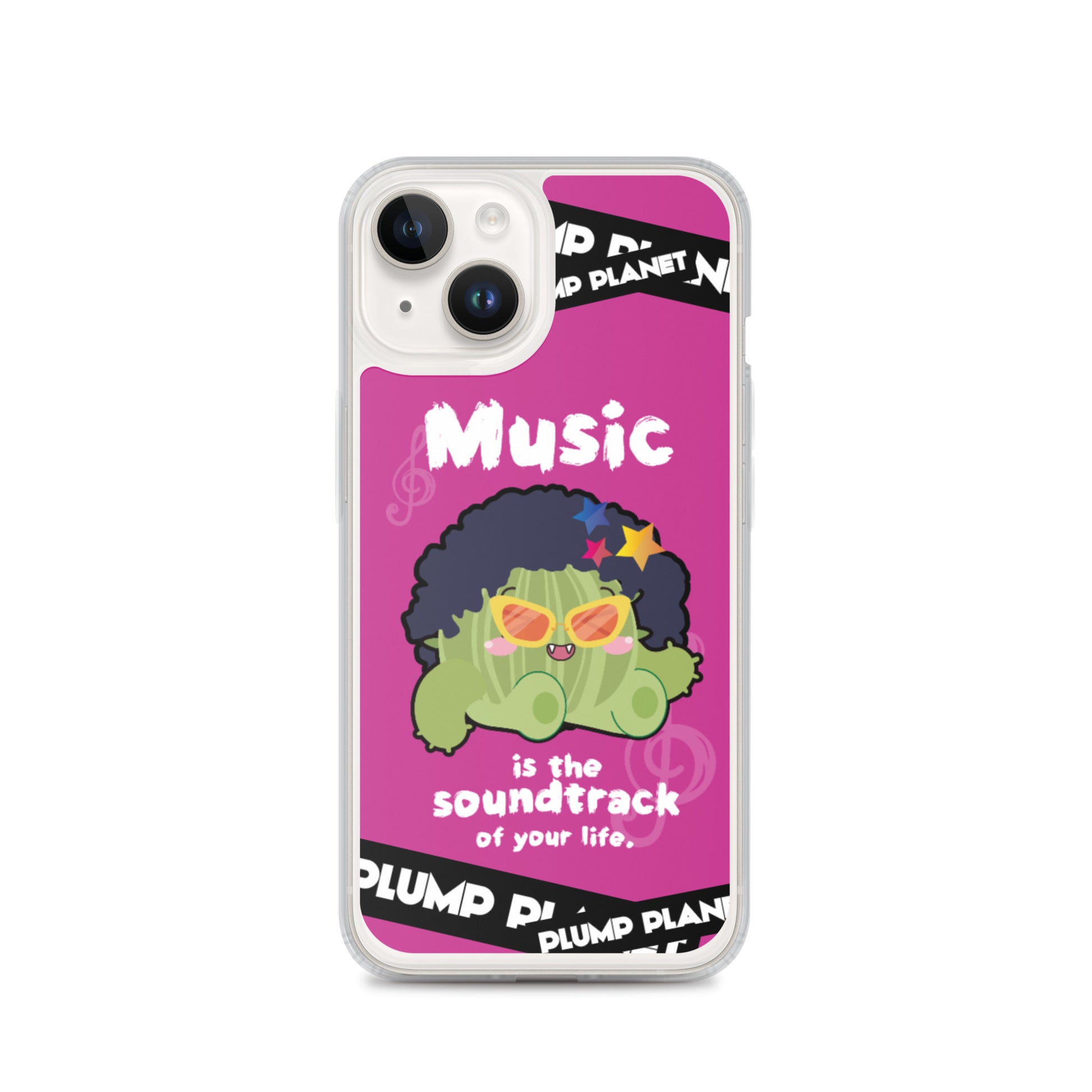 【iPhone】Music is the soundtrack of Life  - Phone Clear Case