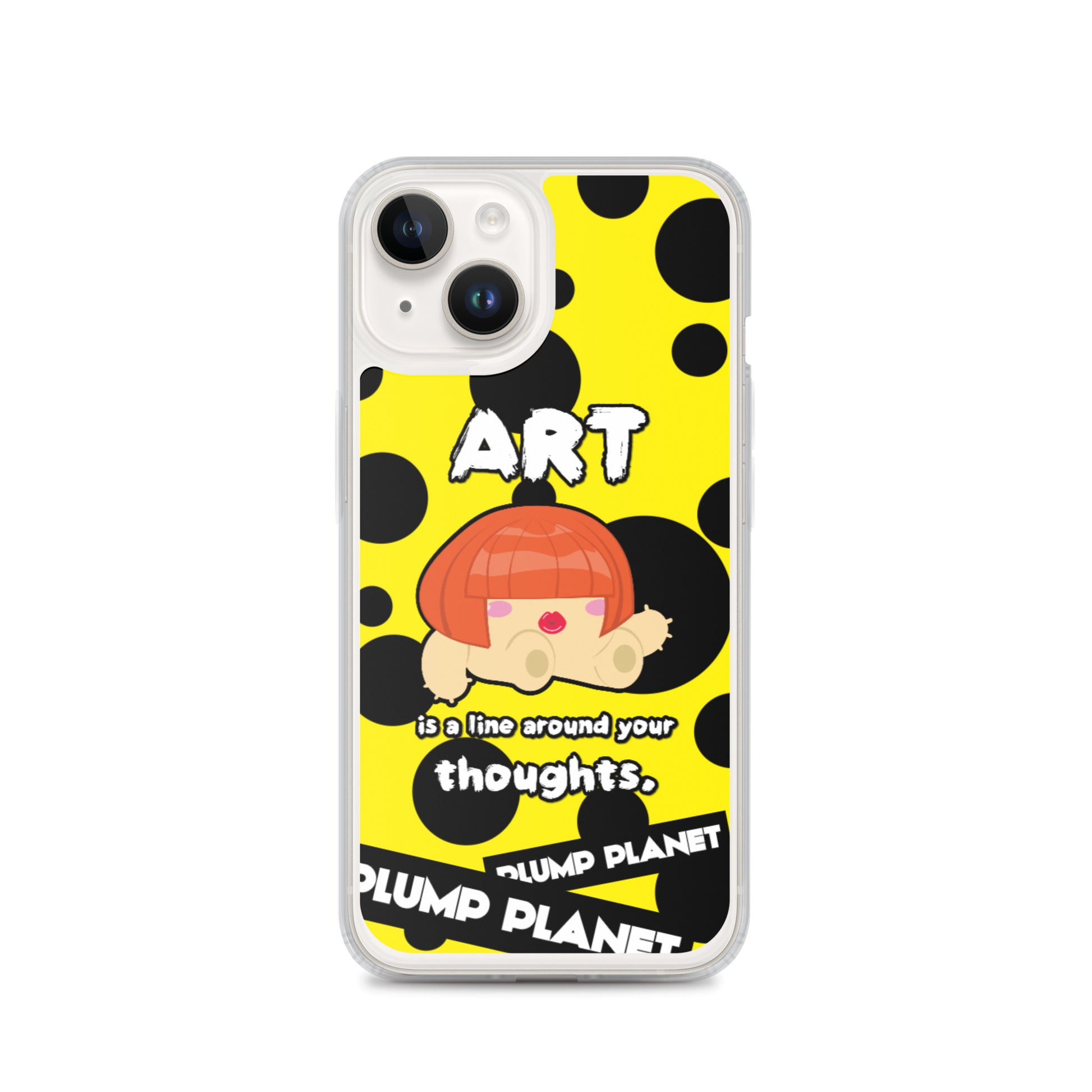 【iPhone】ART is a line around your thoughts  - Phone Clear Case