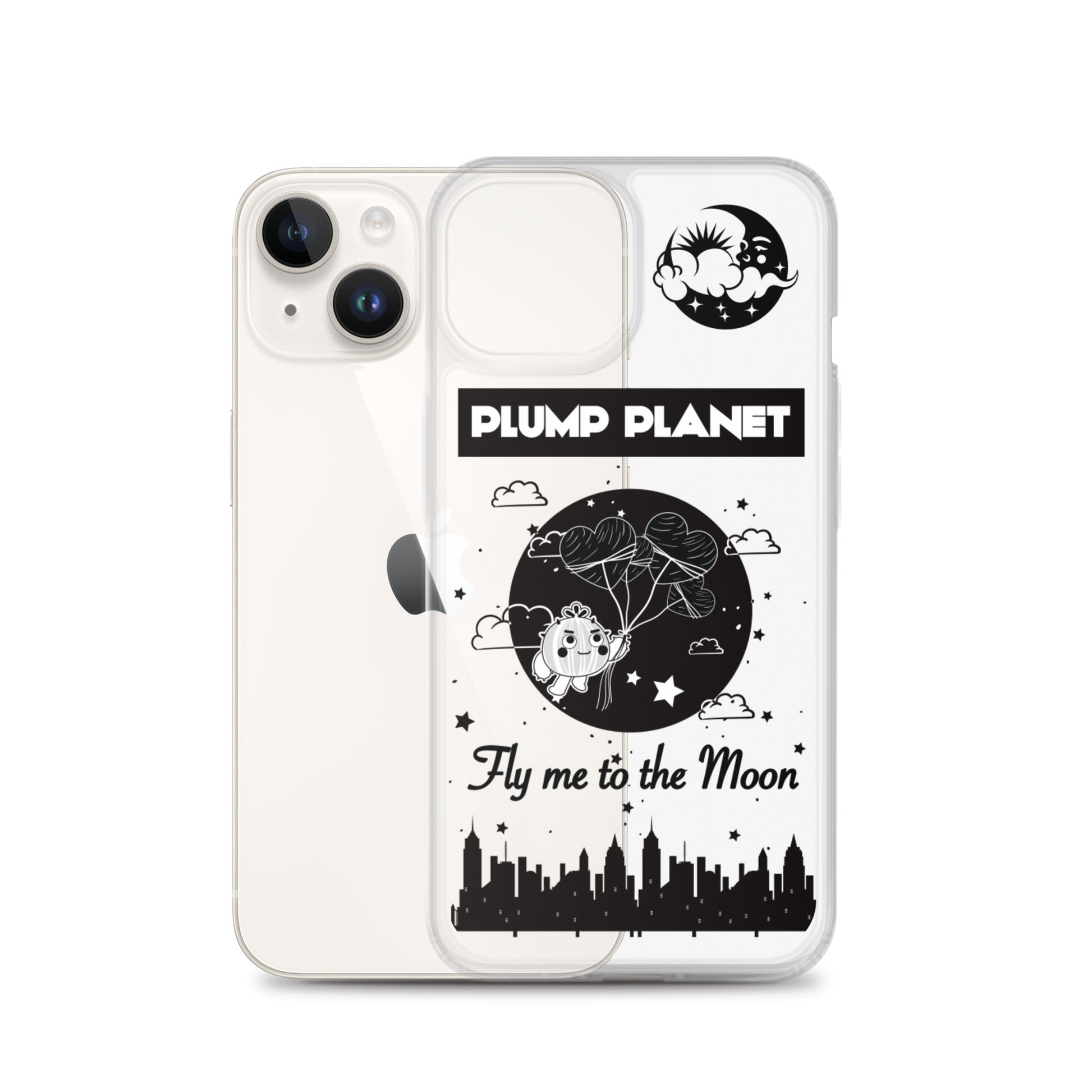 【iPhone】Fly Me to The Moon - Phone Clear Case
