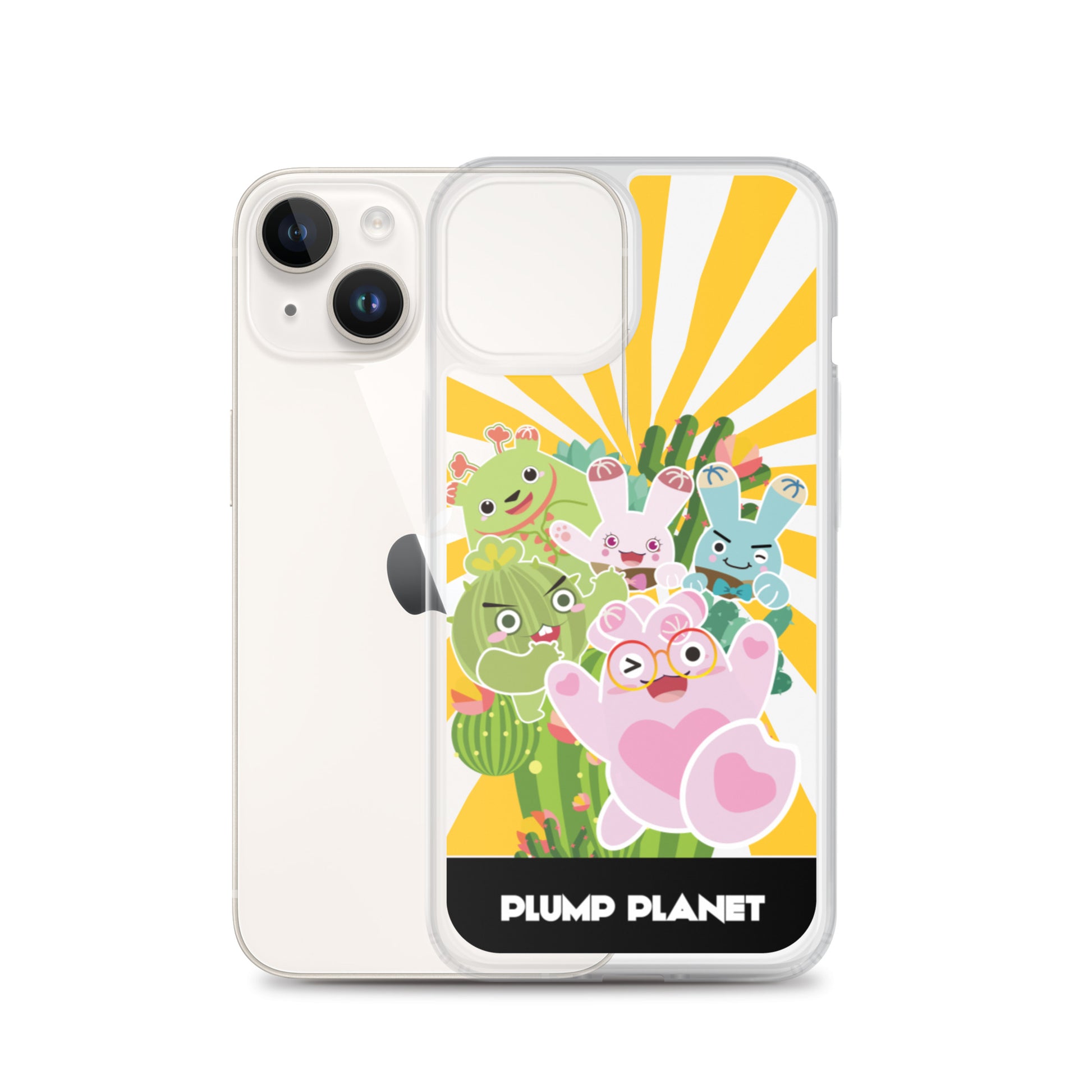 【iPhone】Plumo Planet Printing Stamp - Phone Clear Case