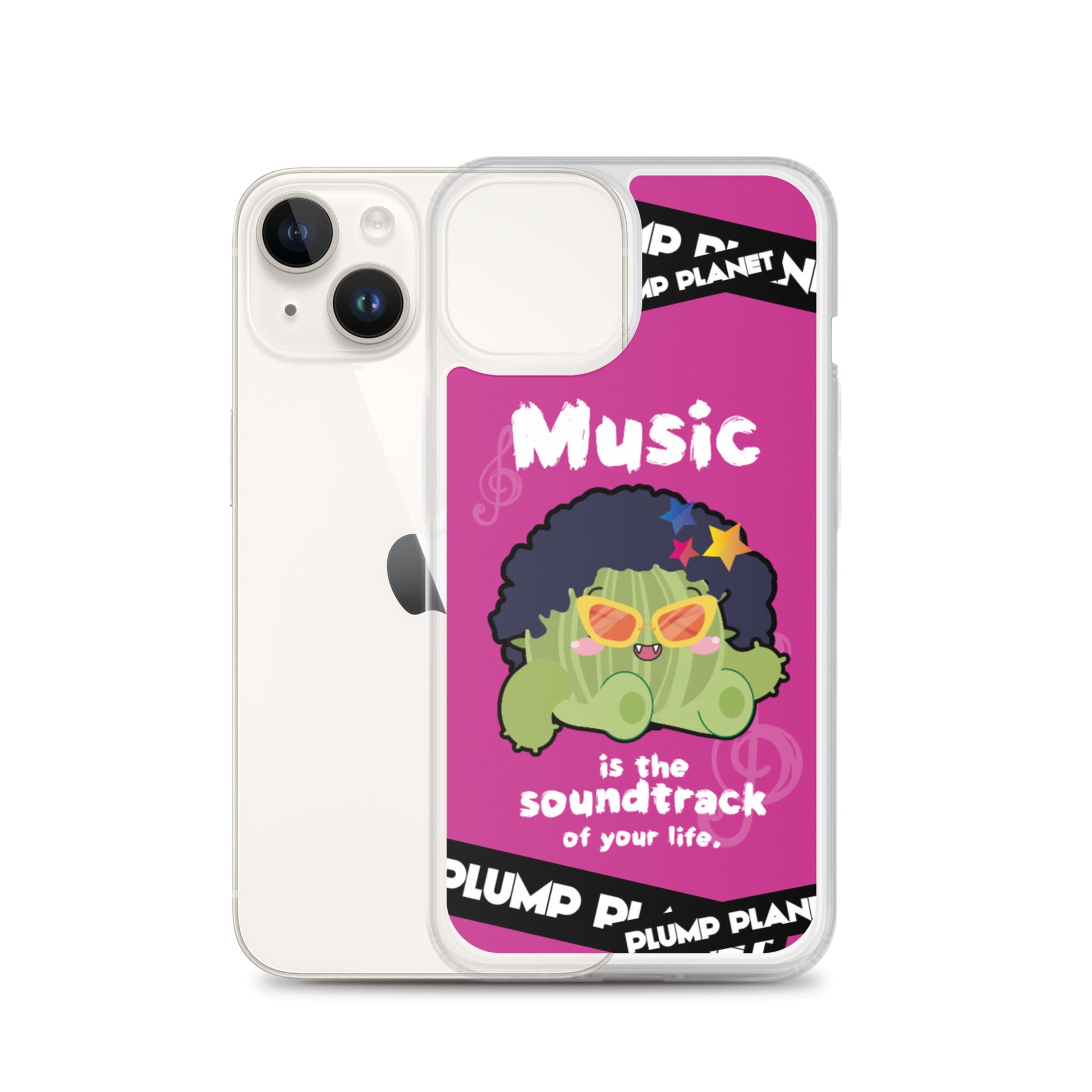 【iPhone】Music is the soundtrack of Life  - Phone Clear Case