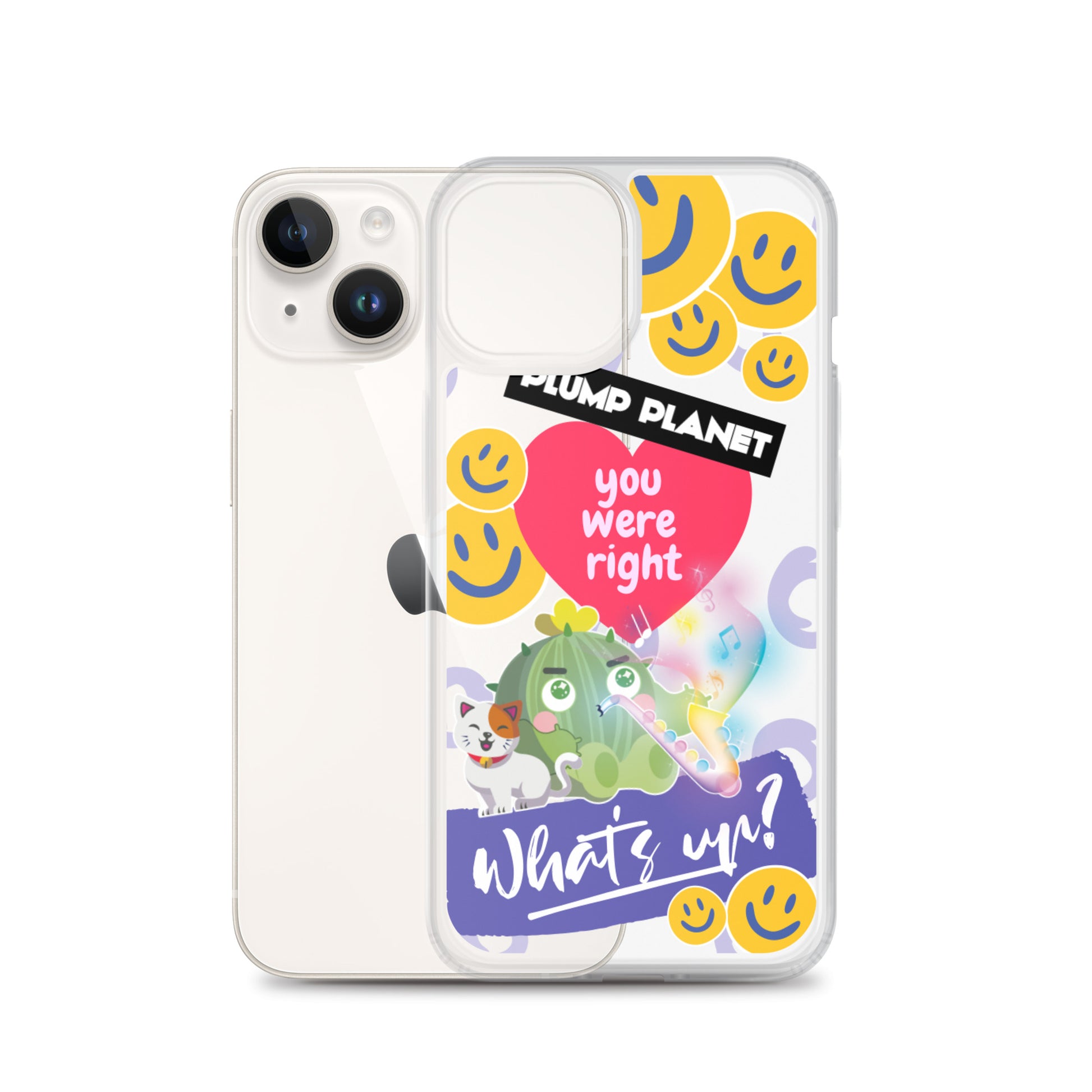 【iPhone】What's UP?  - Phone Clear Case