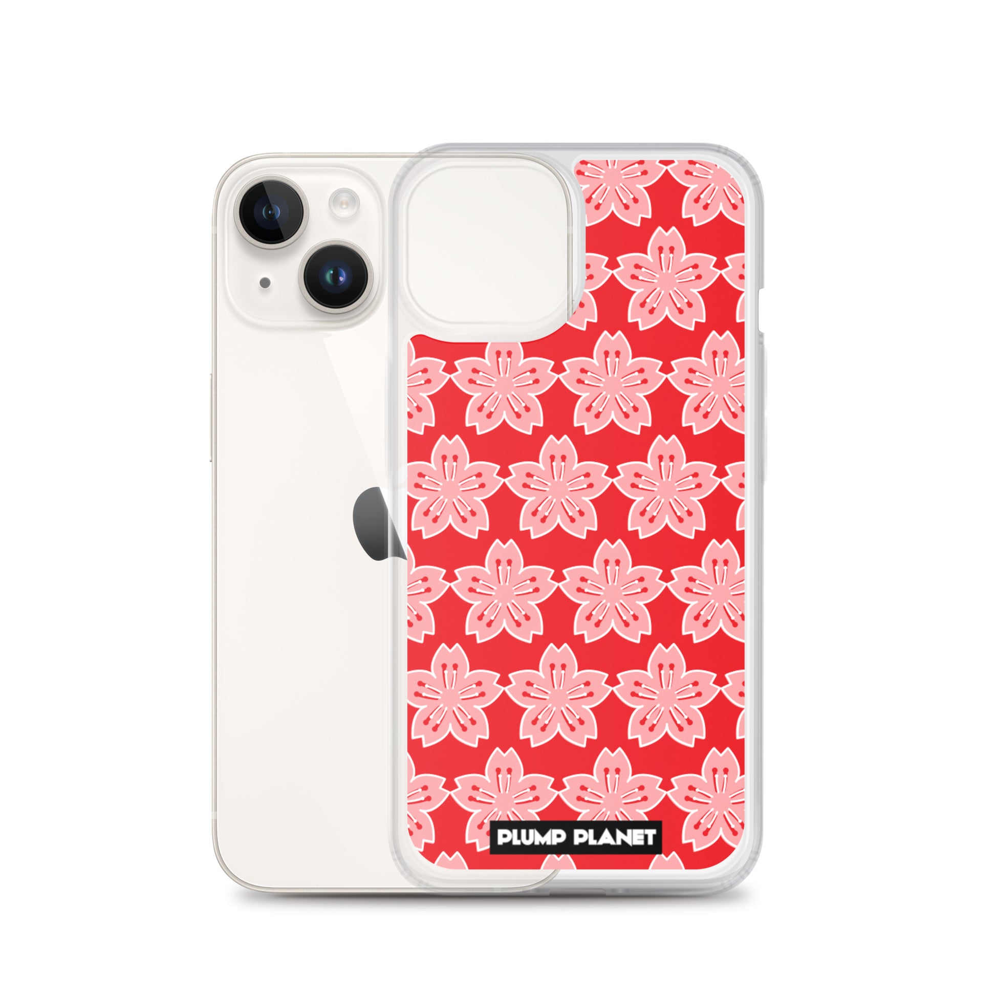 【iPhone】Sakura Flower Pattern Collection - Phone Clear Case