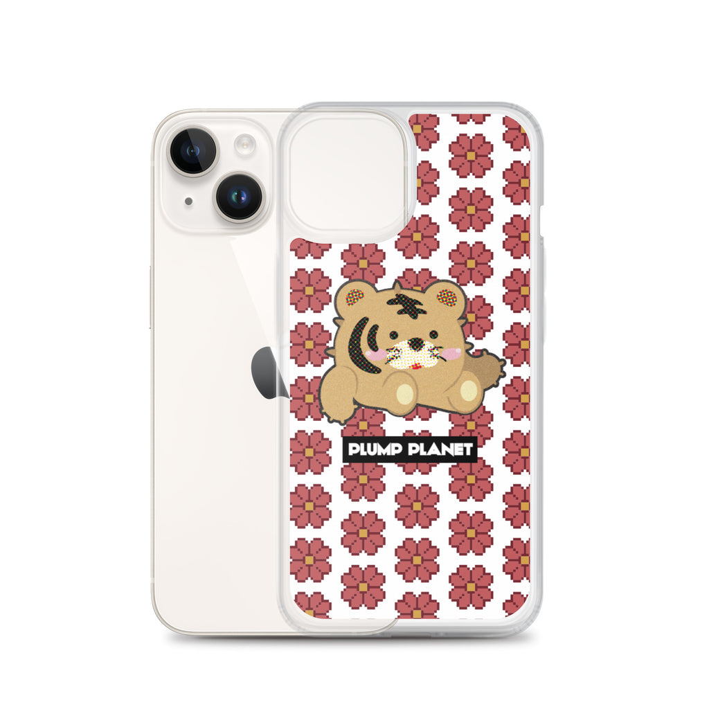 【iPhone】Pixel Cactus Tiger - Phone Clear Case