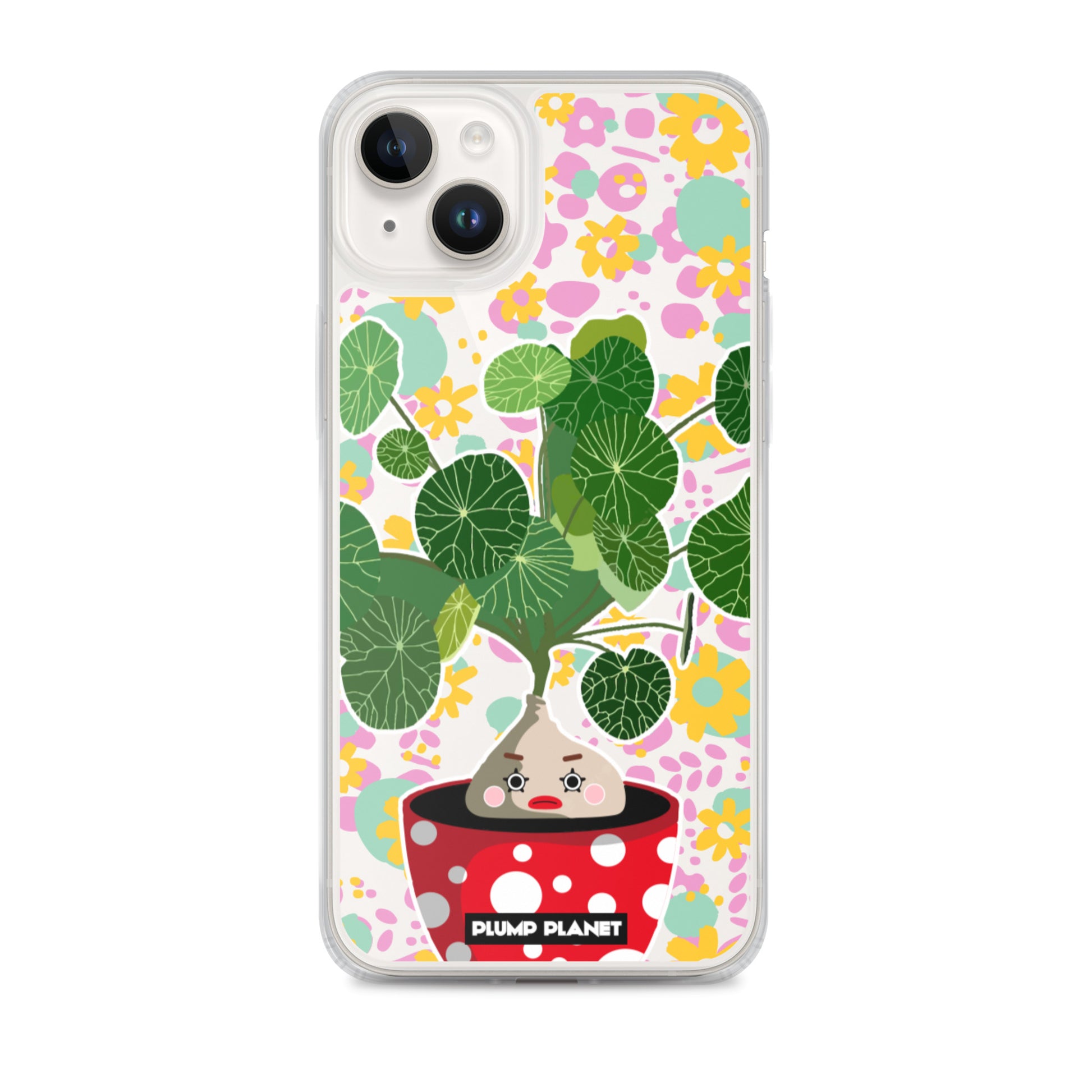 【iPhone】Colorful Forest Pot Plant - Phone Clear Case