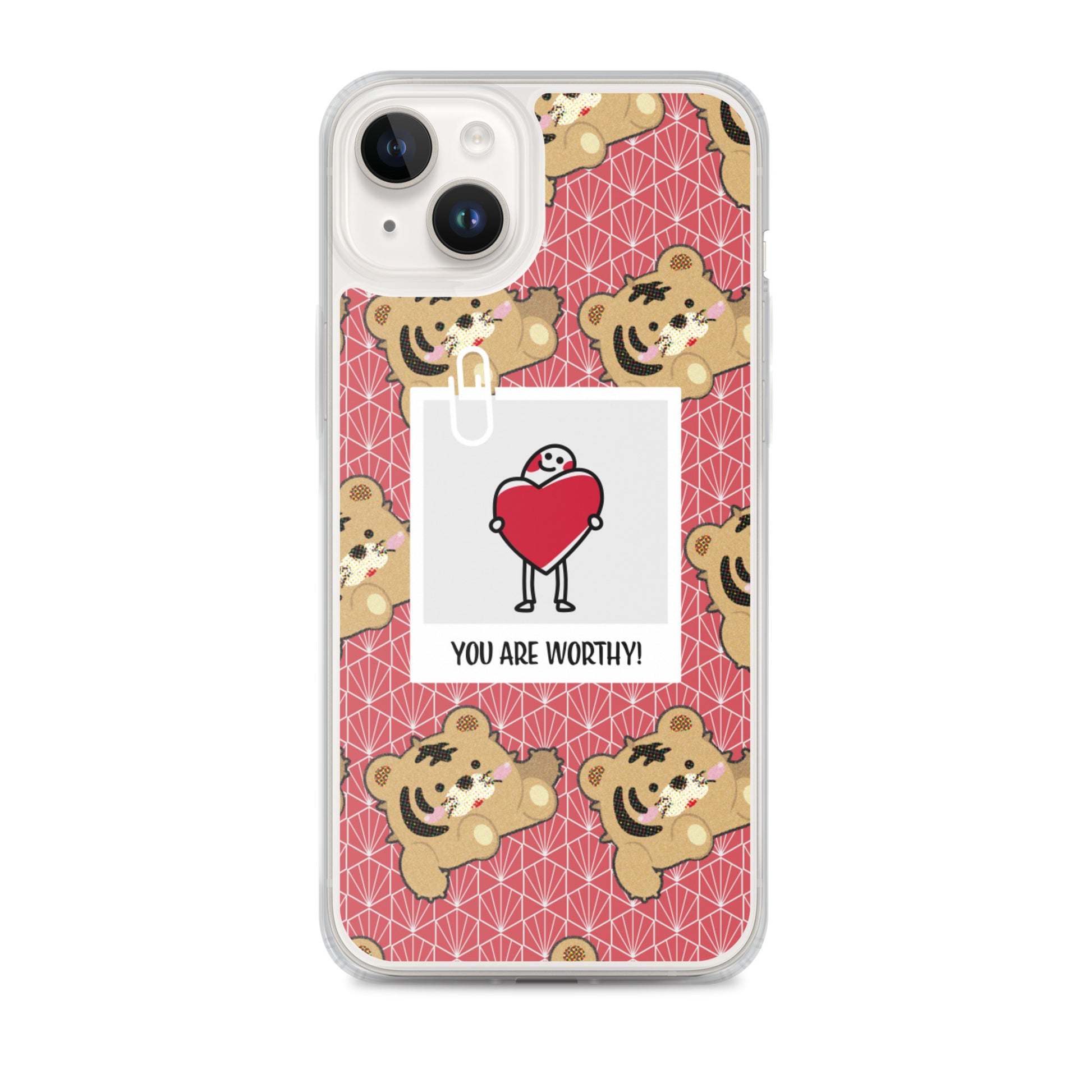 【iPhone】You Are Worthy- Phone Clear Case