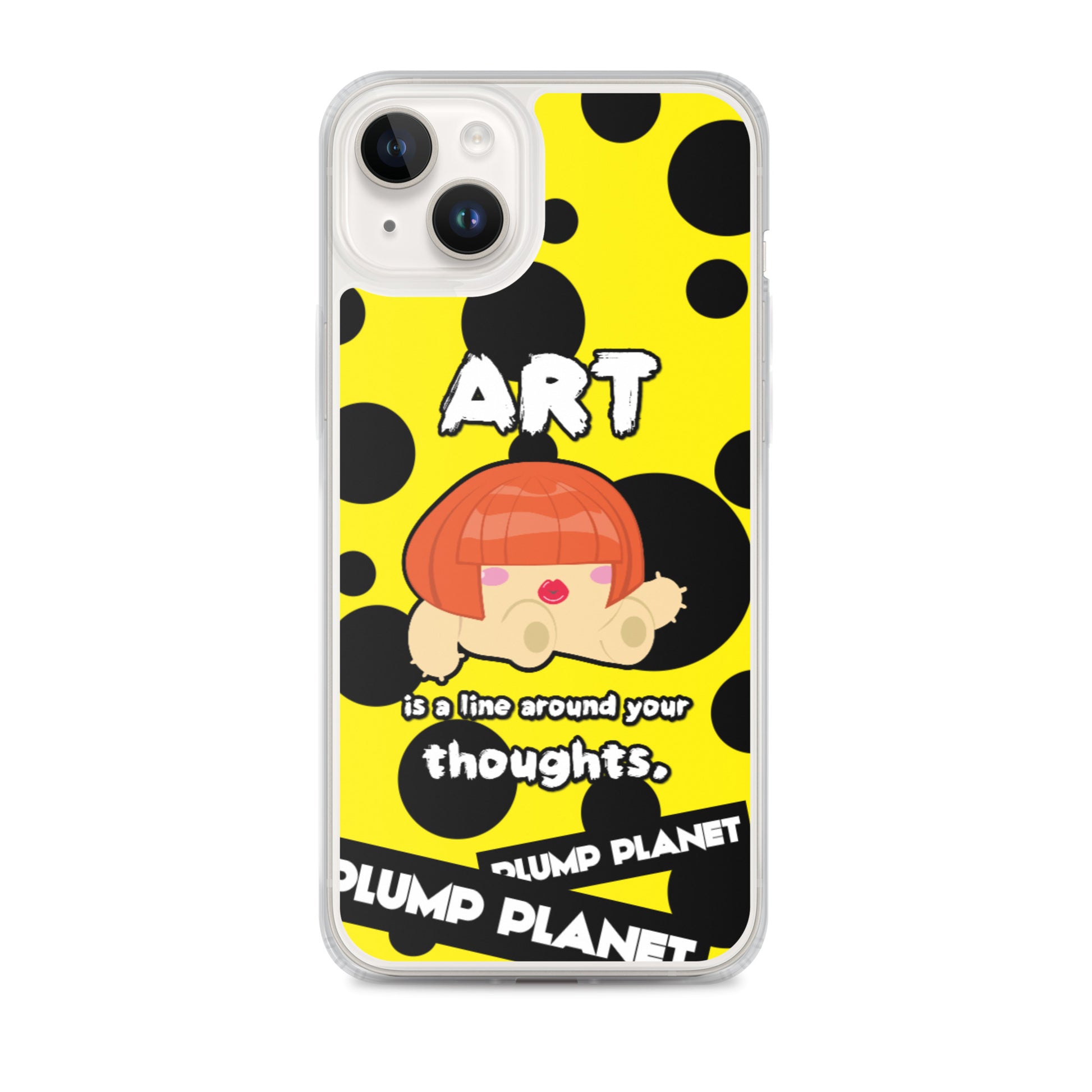 【iPhone】ART is a line around your thoughts  - Phone Clear Case