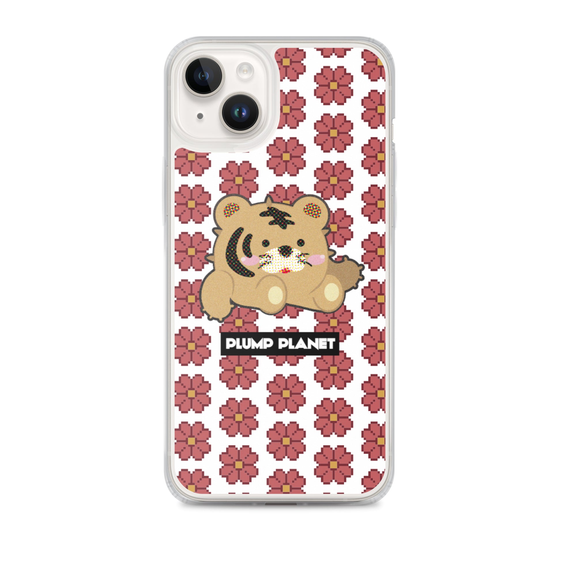 【iPhone】Pixel Cactus Tiger - Phone Clear Case