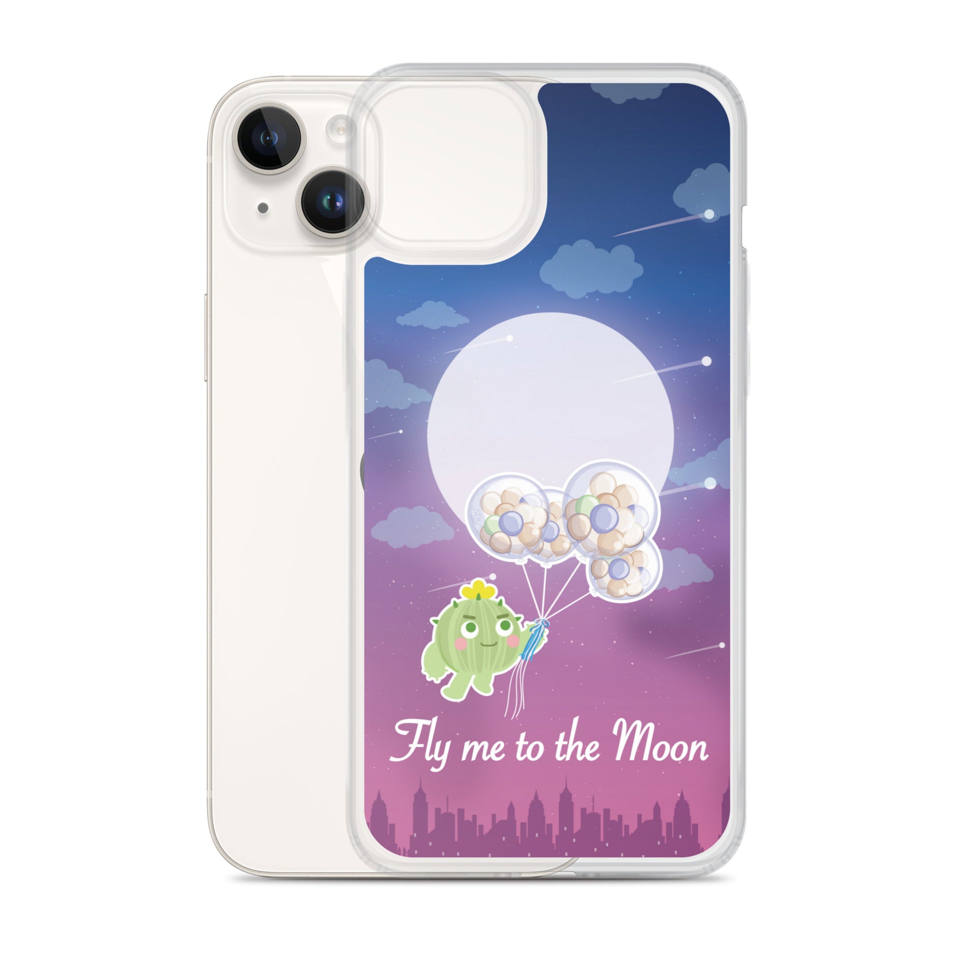 【iPhone】Fly Me to The Moon - Phone Clear Case