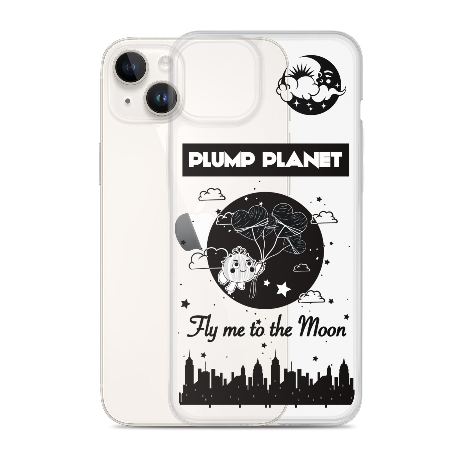 【iPhone】Fly Me to The Moon - Phone Clear Case