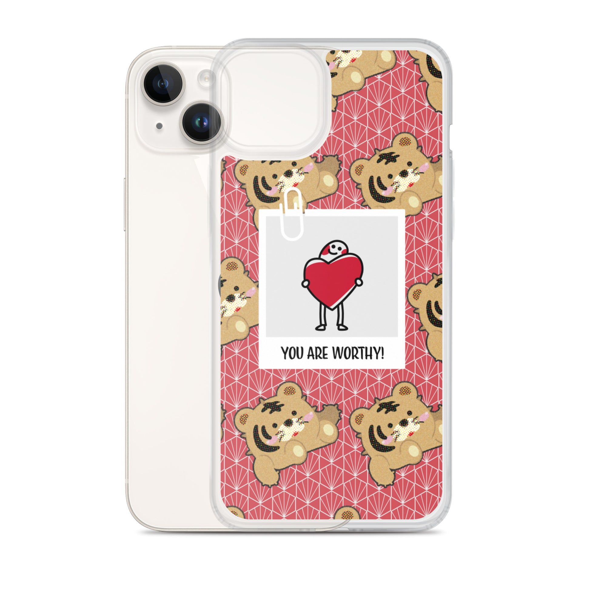 【iPhone】You Are Worthy- Phone Clear Case
