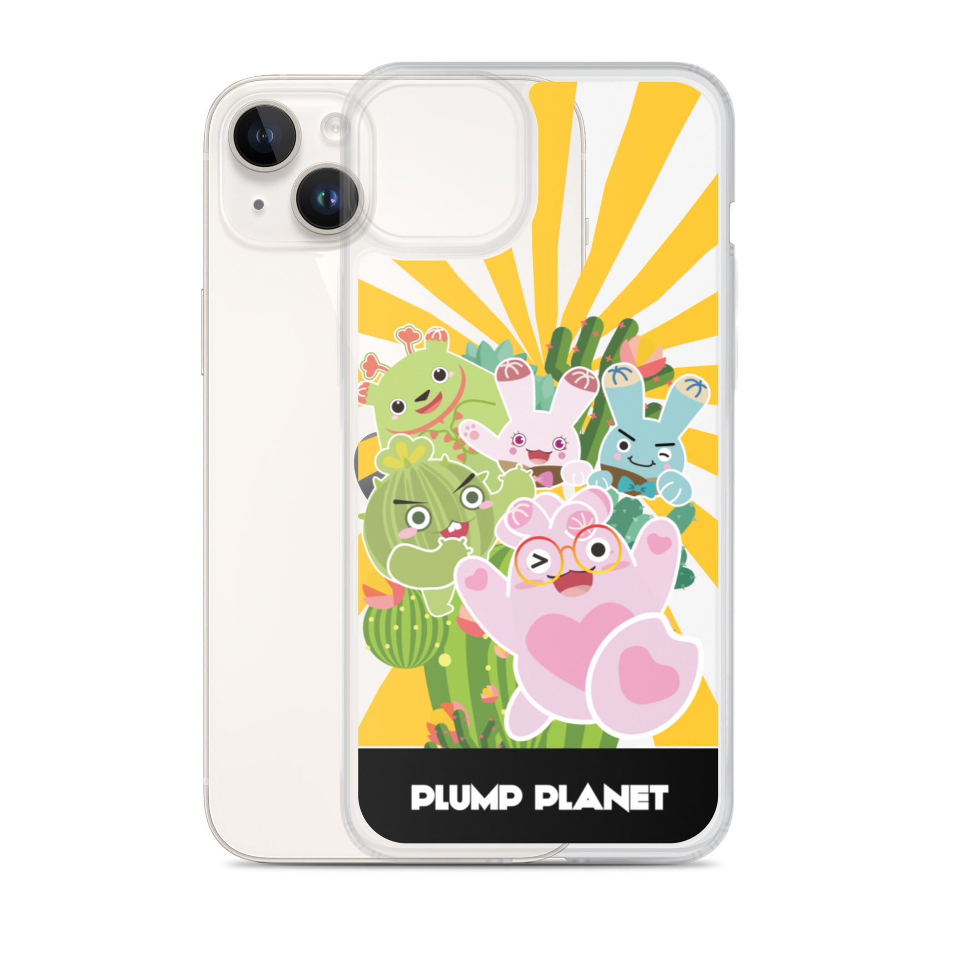 【iPhone】Plumo Planet Printing Stamp - Phone Clear Case