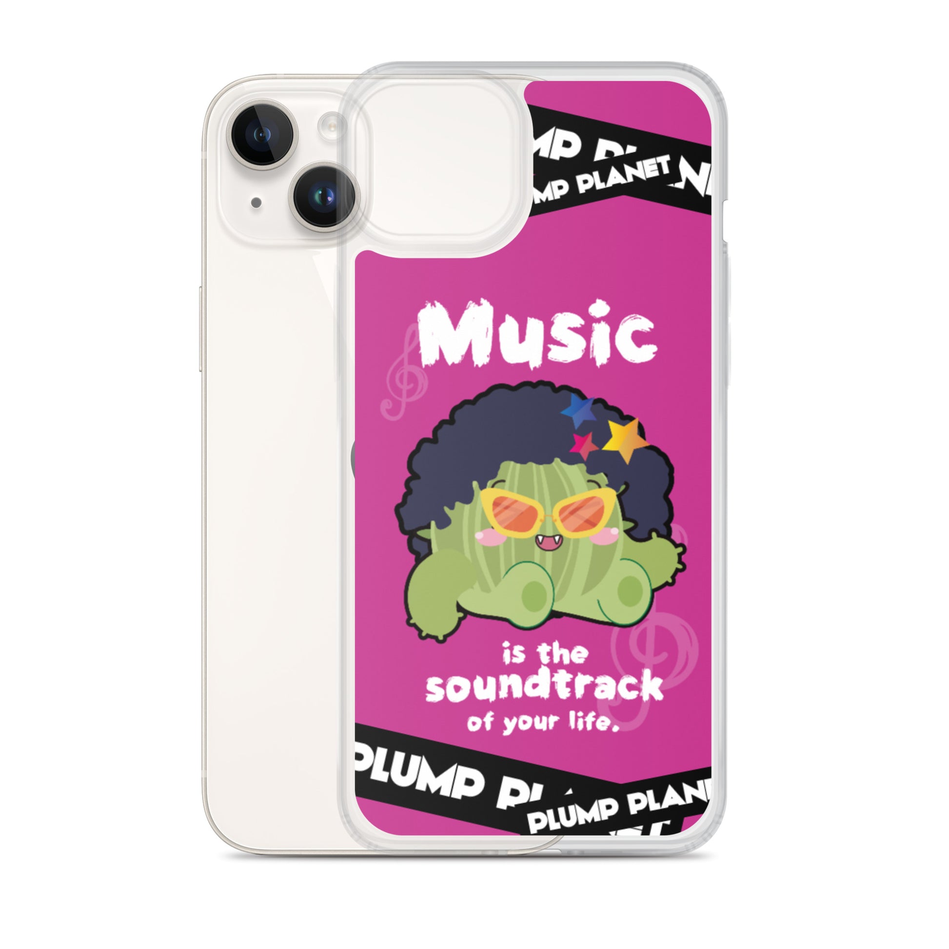 【iPhone】Music is the soundtrack of Life  - Phone Clear Case