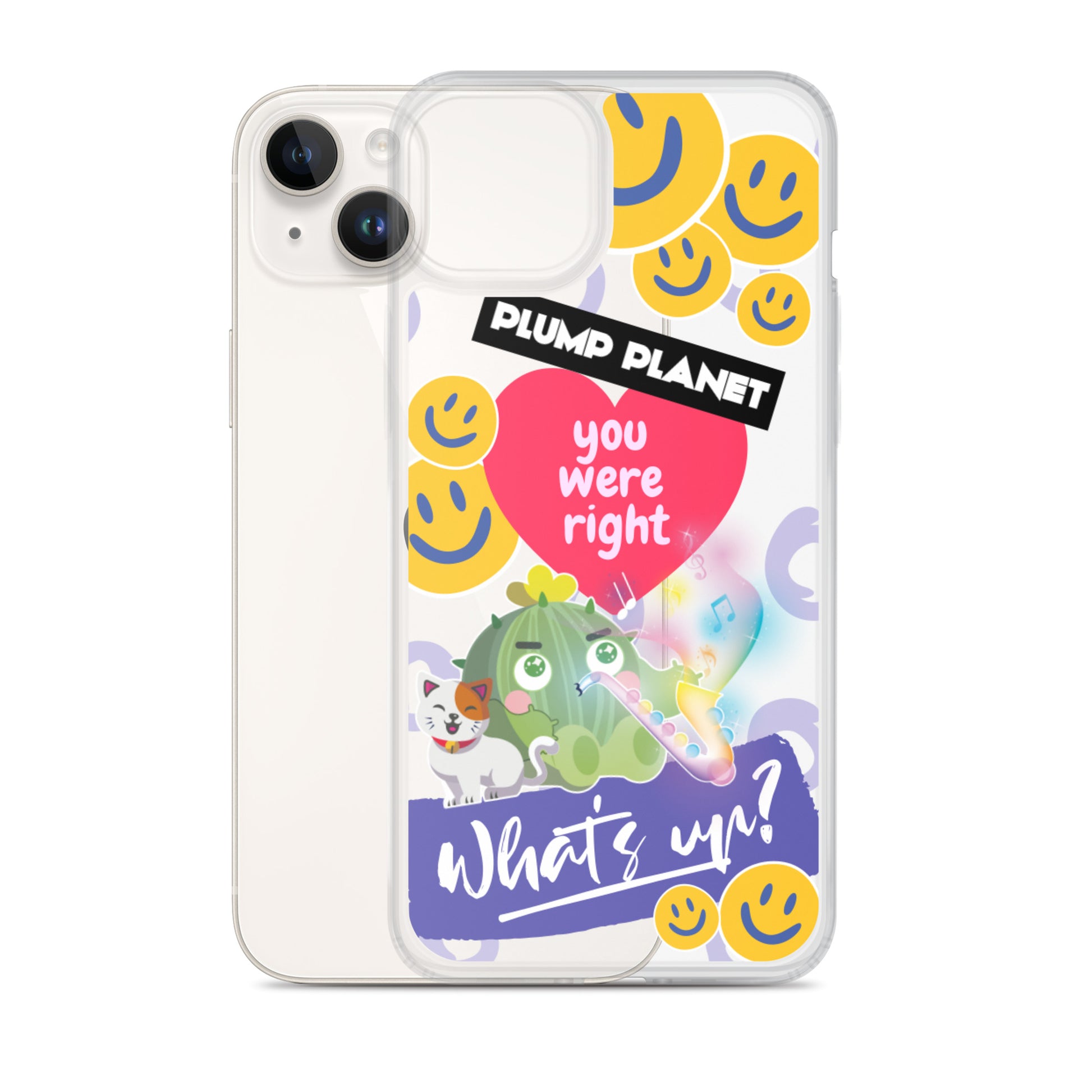 【iPhone】What's UP?  - Phone Clear Case