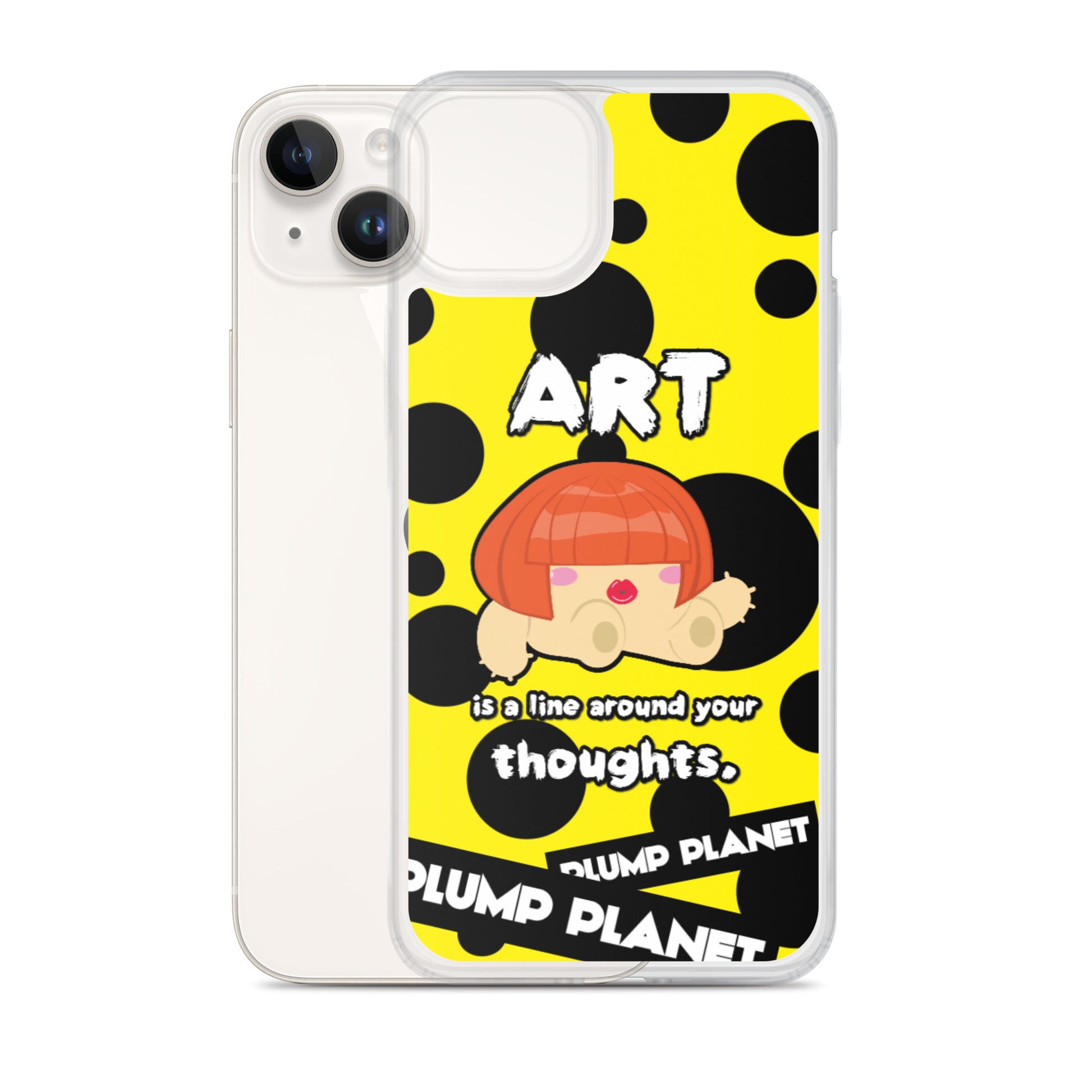 【iPhone】ART is a line around your thoughts  - Phone Clear Case