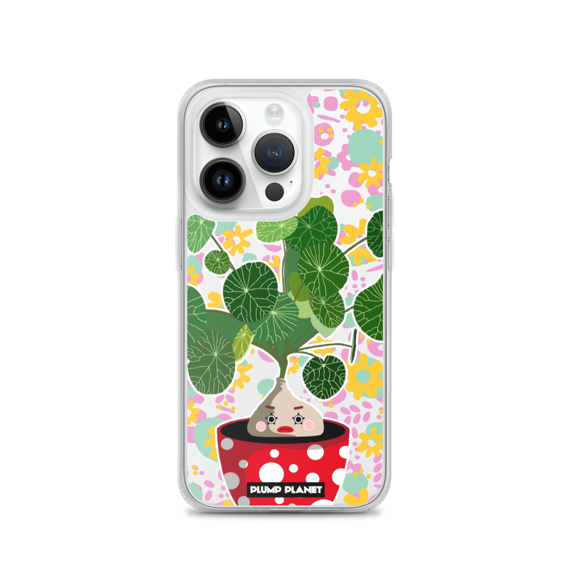 【iPhone】Colorful Forest Pot Plant - Phone Clear Case
