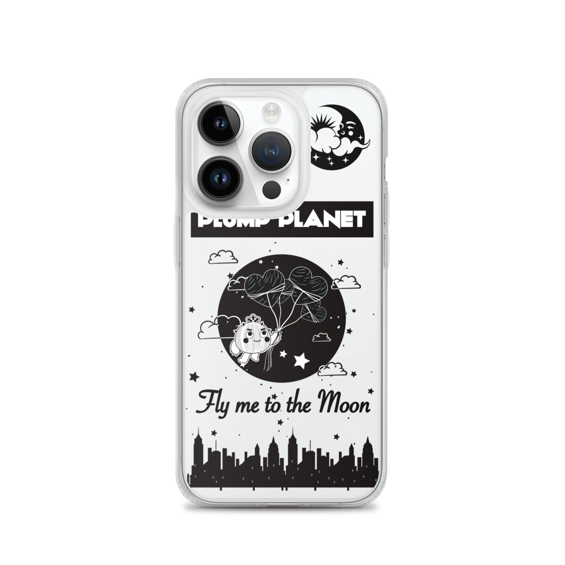 【iPhone】Fly Me to The Moon - Phone Clear Case