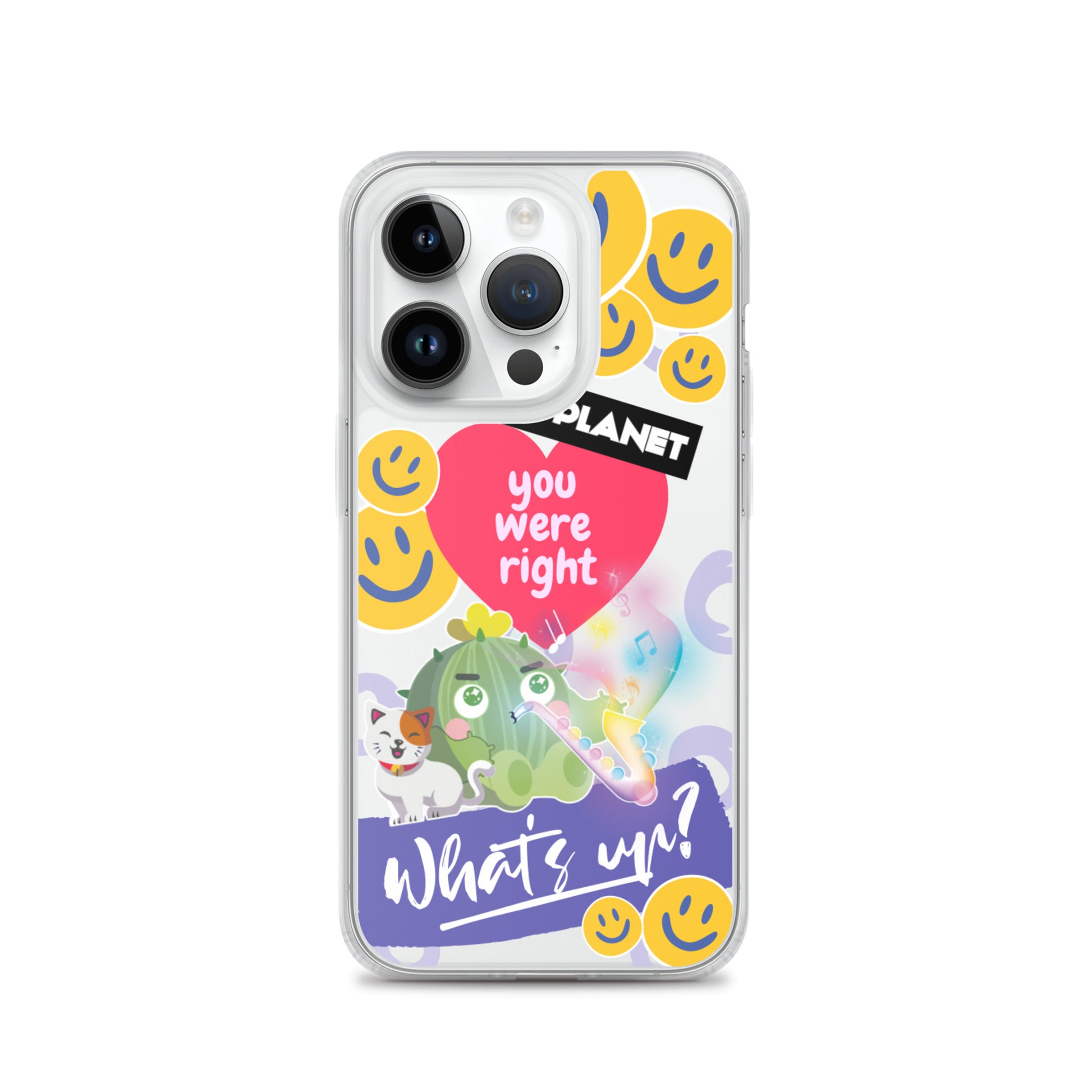 【iPhone】What's UP?  - Phone Clear Case