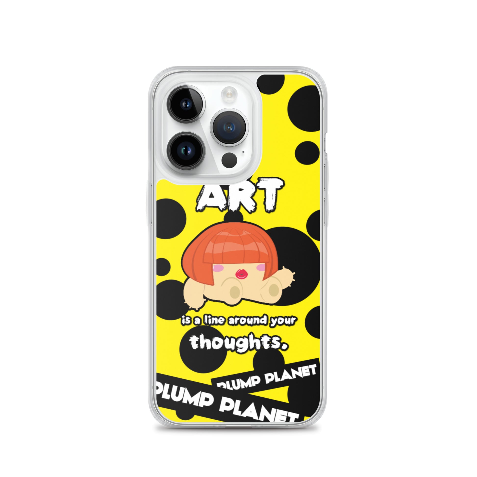 【iPhone】ART is a line around your thoughts  - Phone Clear Case