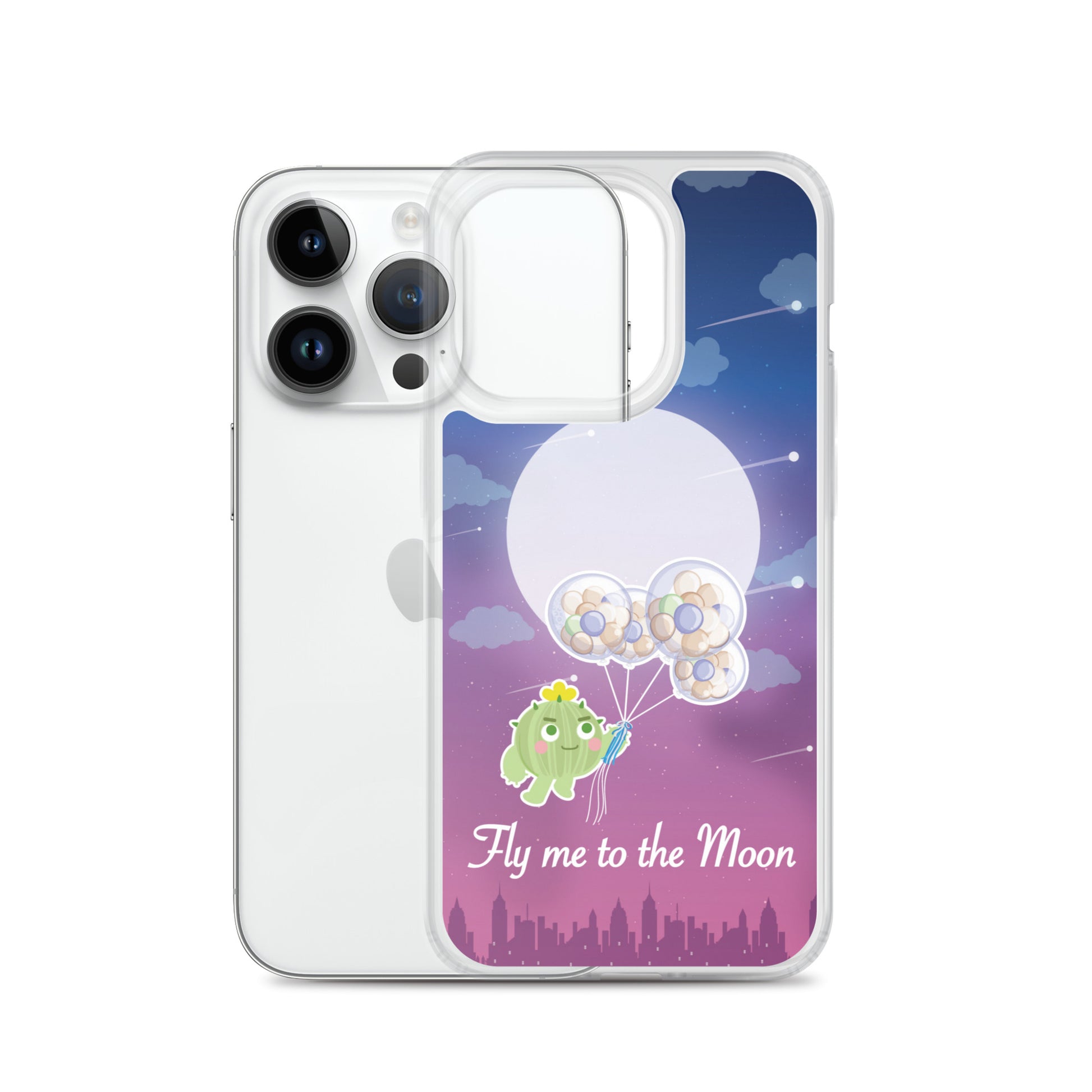 【iPhone】Fly Me to The Moon - Phone Clear Case
