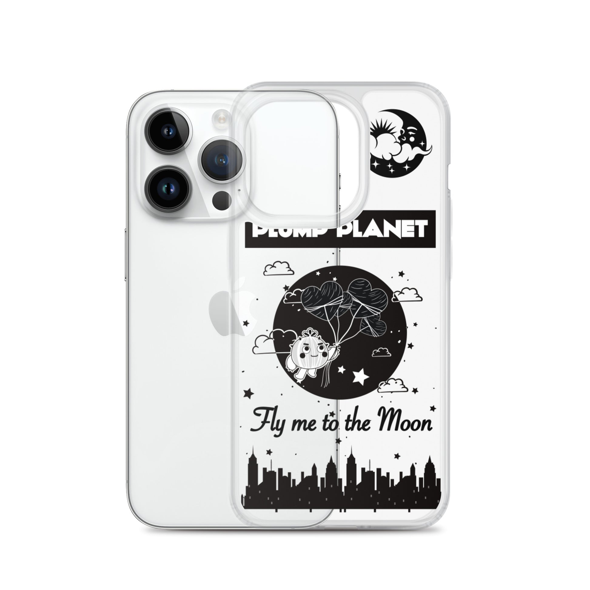 【iPhone】Fly Me to The Moon - Phone Clear Case