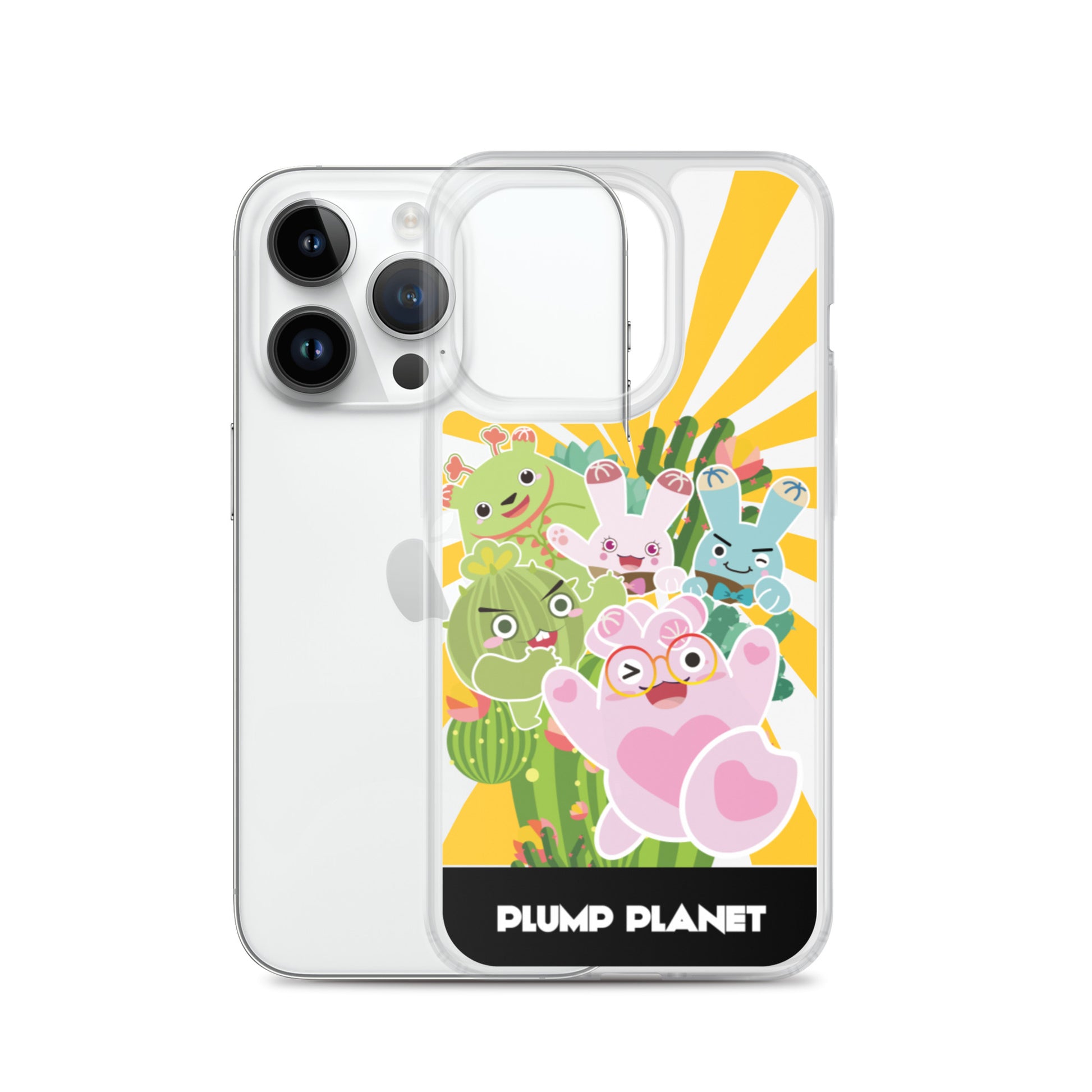 【iPhone】Plumo Planet Printing Stamp - Phone Clear Case