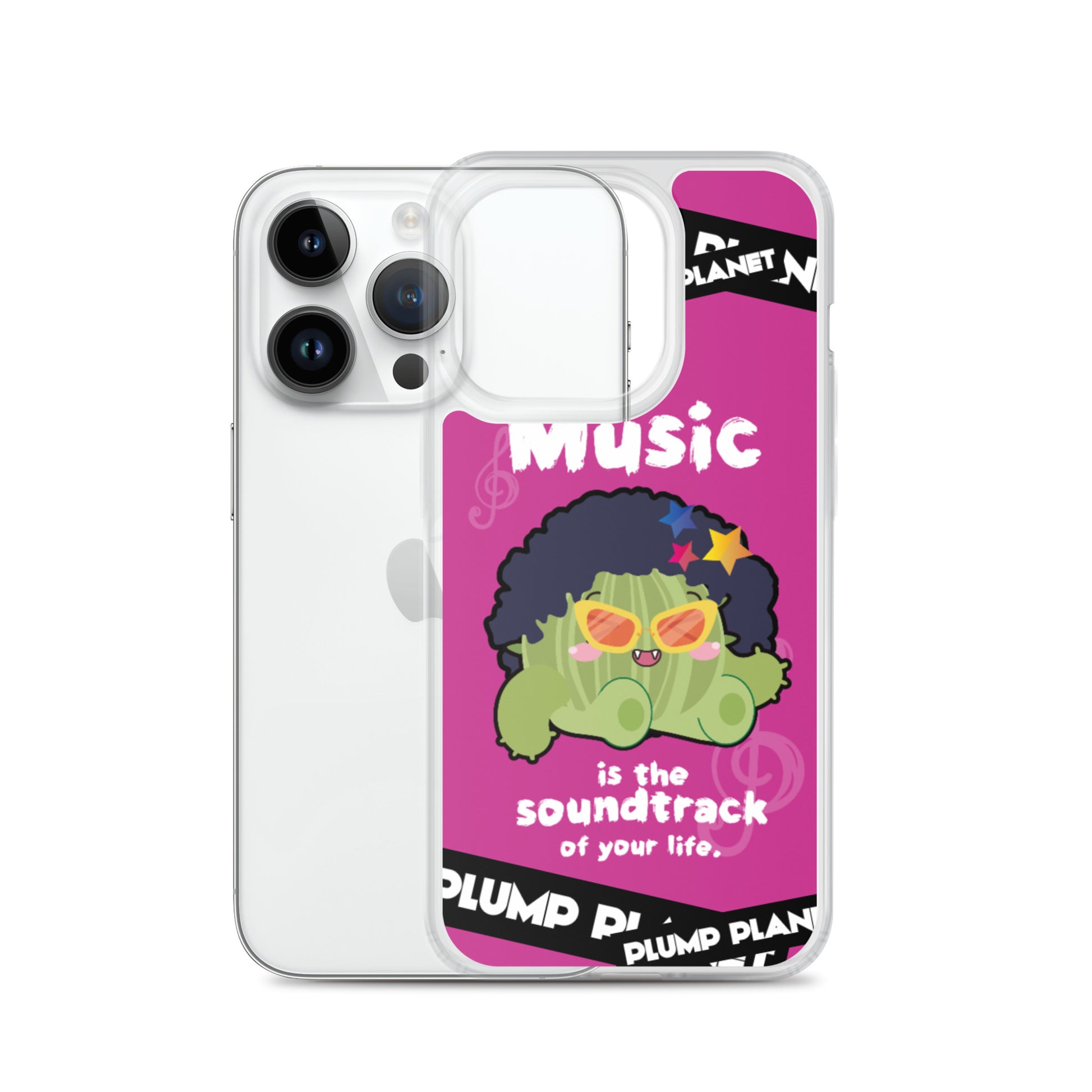 【iPhone】Music is the soundtrack of Life  - Phone Clear Case