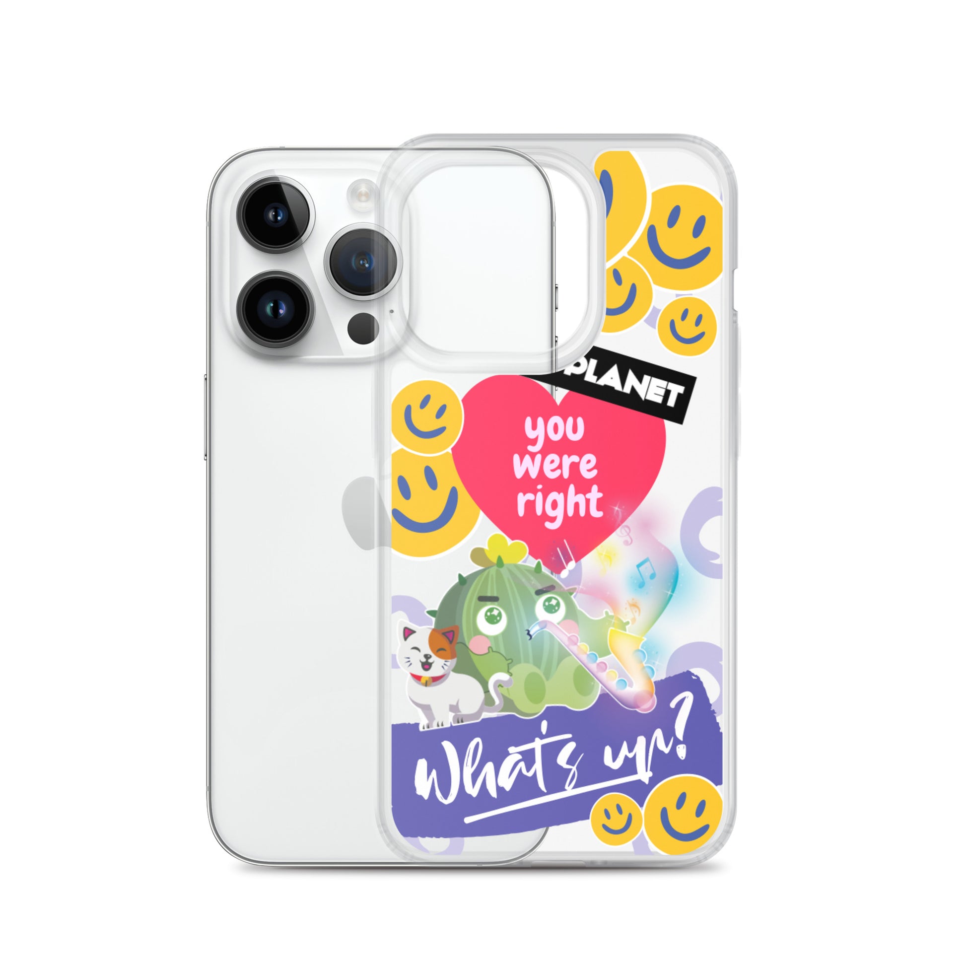 【iPhone】What's UP?  - Phone Clear Case