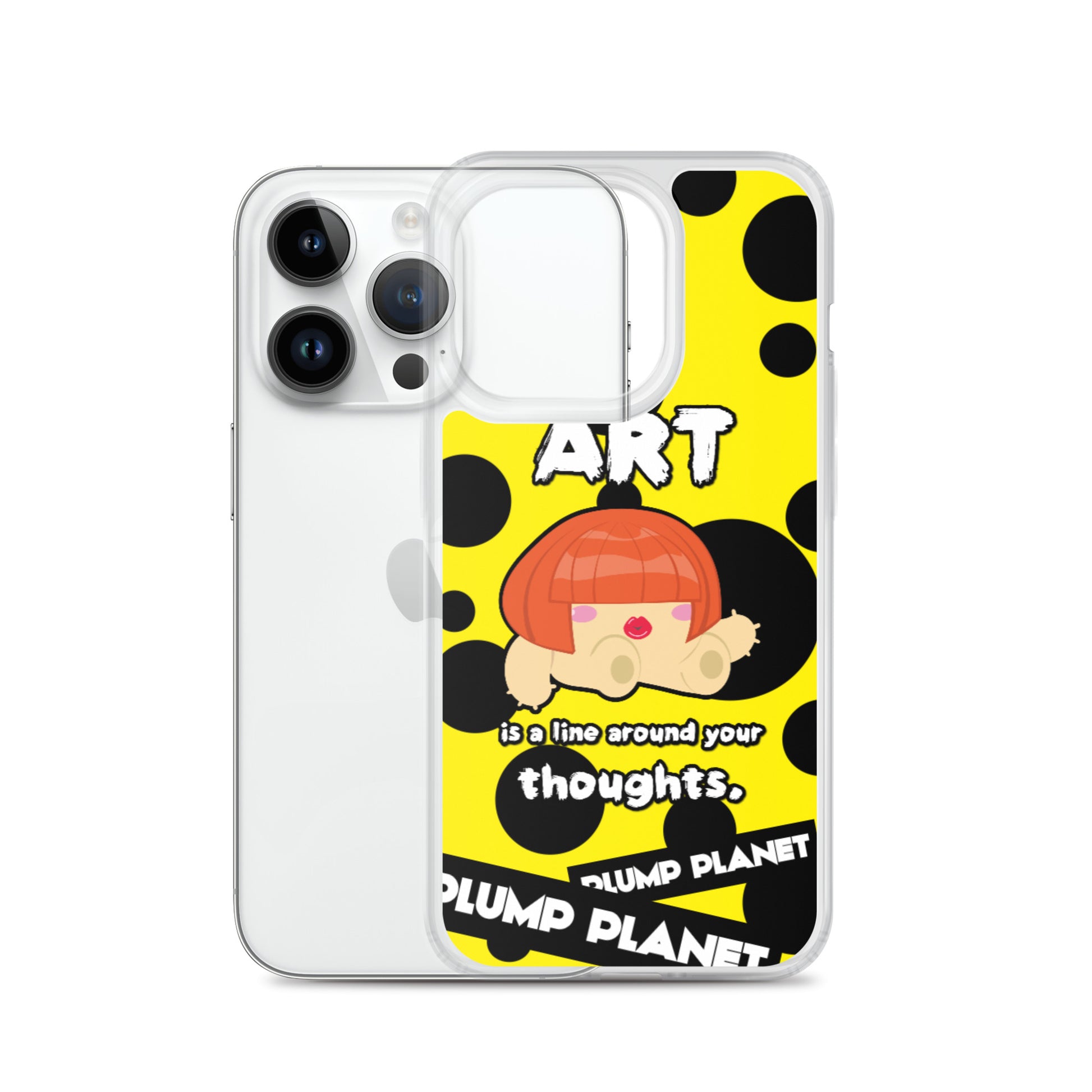 【iPhone】ART is a line around your thoughts  - Phone Clear Case
