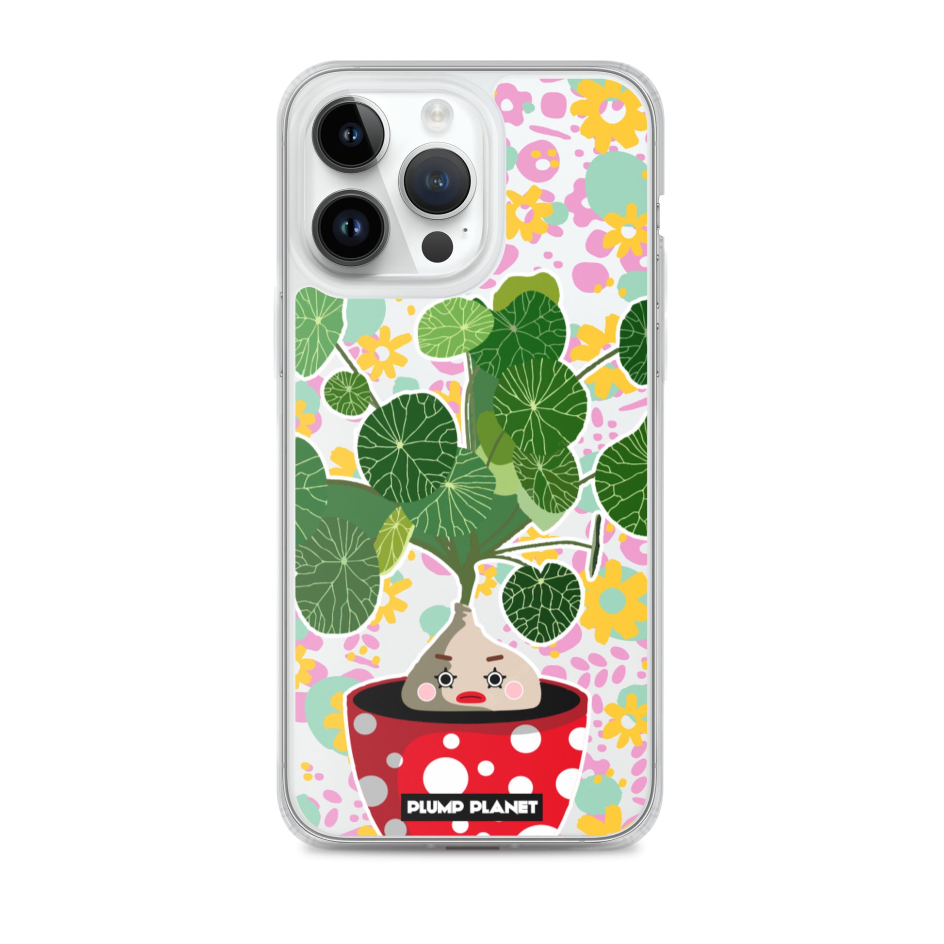 【iPhone】Colorful Forest Pot Plant - Phone Clear Case
