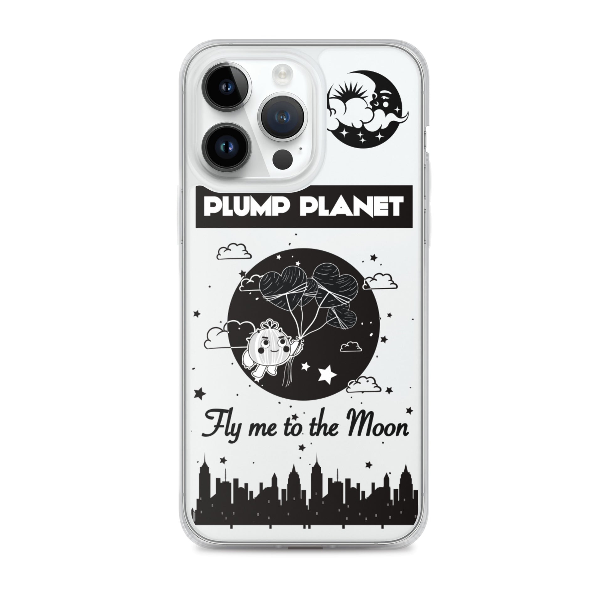 【iPhone】Fly Me to The Moon - Phone Clear Case