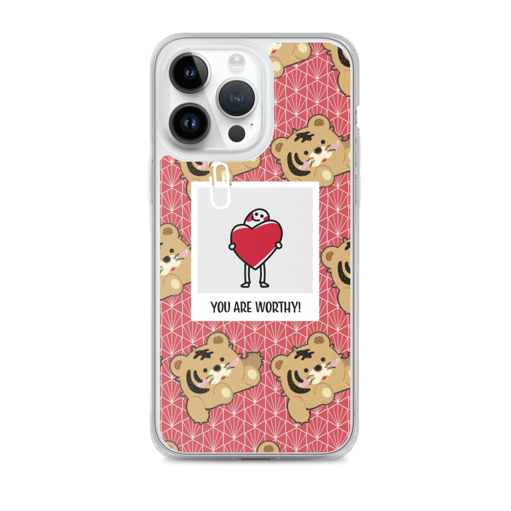 【iPhone】You Are Worthy- Phone Clear Case