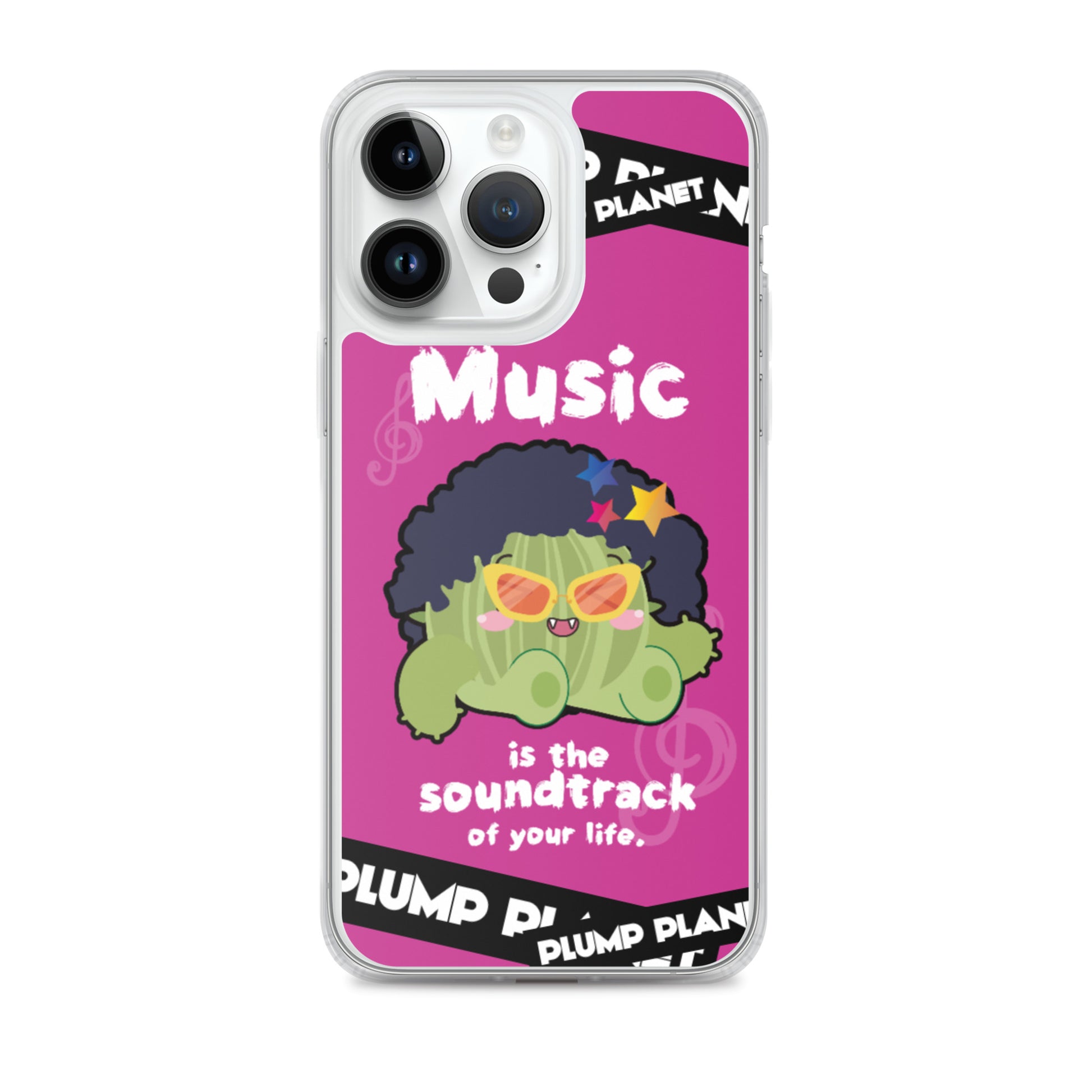 【iPhone】Music is the soundtrack of Life  - Phone Clear Case