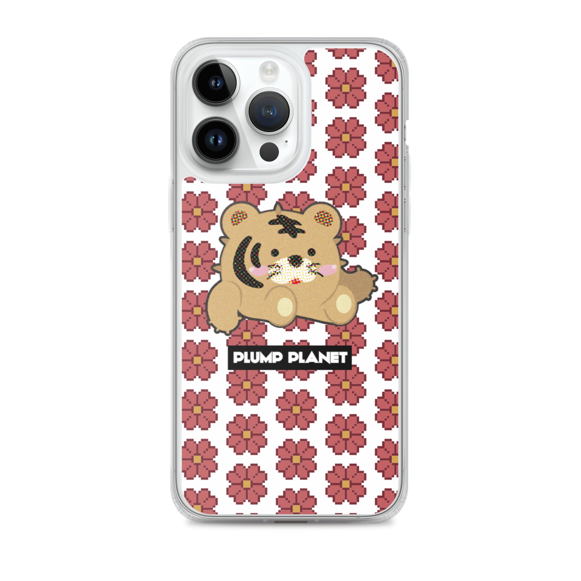 【iPhone】Pixel Cactus Tiger - Phone Clear Case