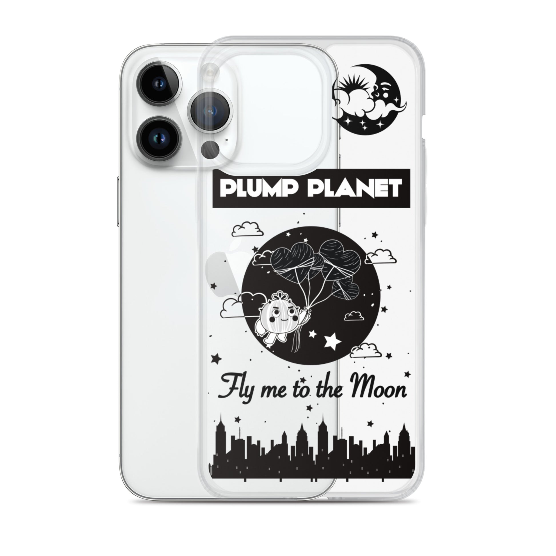 【iPhone】Fly Me to The Moon - Phone Clear Case