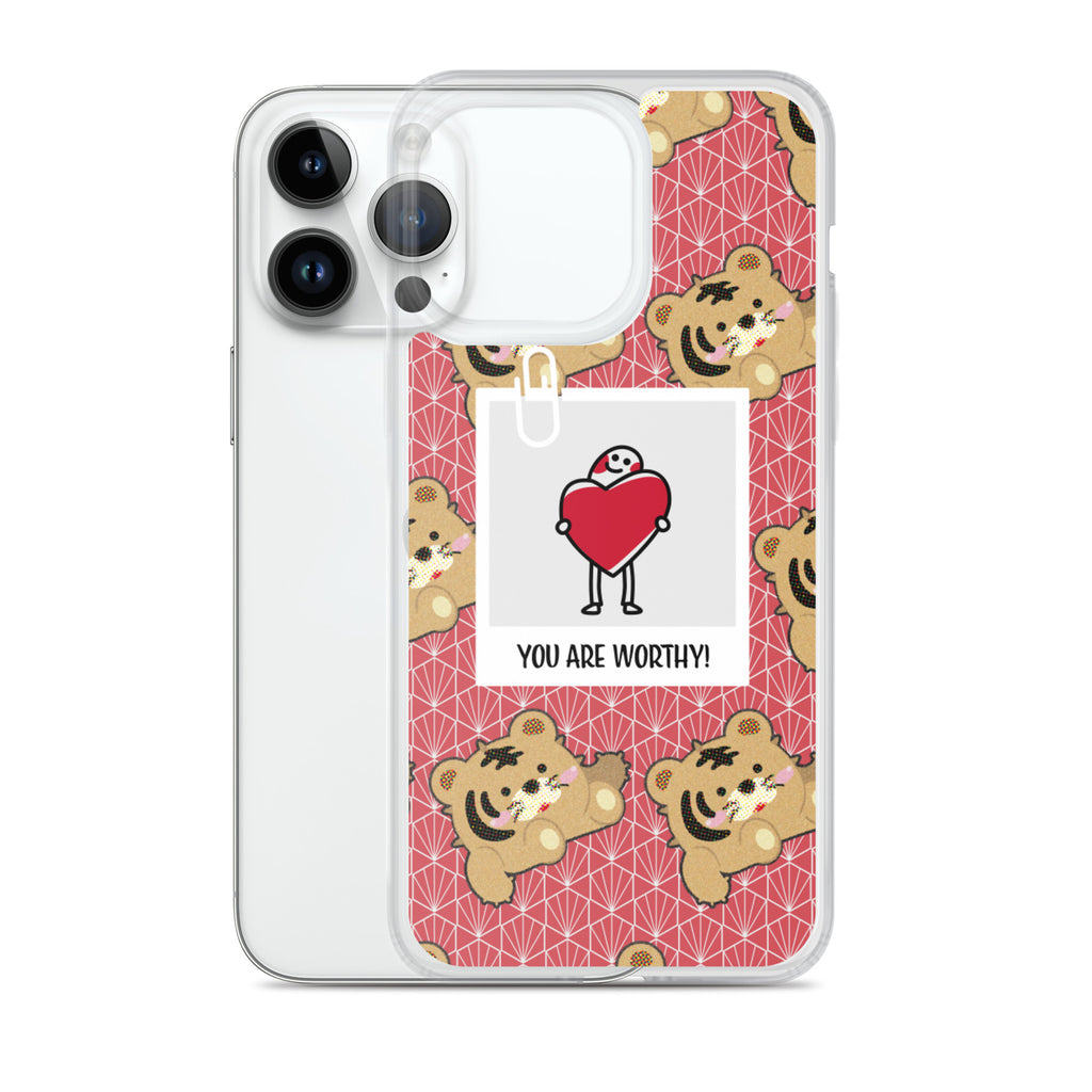 【iPhone】You Are Worthy- Phone Clear Case
